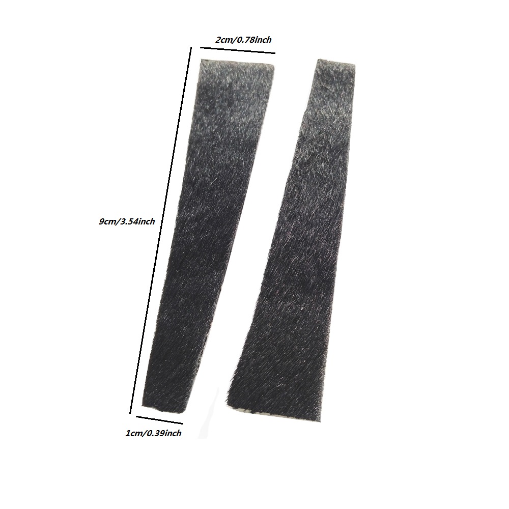 Recurve Bow String Silencers Seal Fur Silencer for Traditional Bow