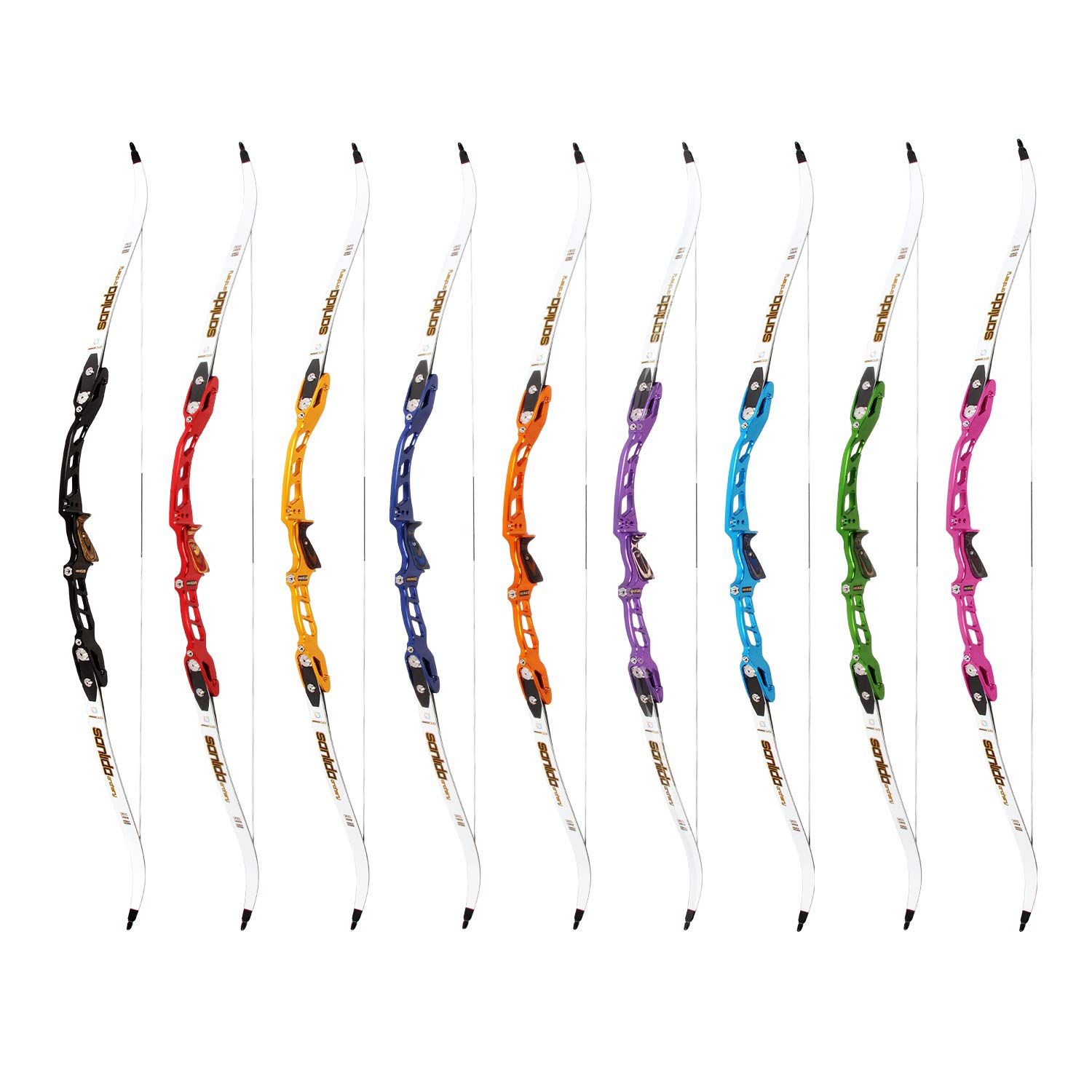 SANLIDA Miracle X10 66" 68" 70" Olympic ILF Target Recurve Bow 16-46# @28"-CHN Archery