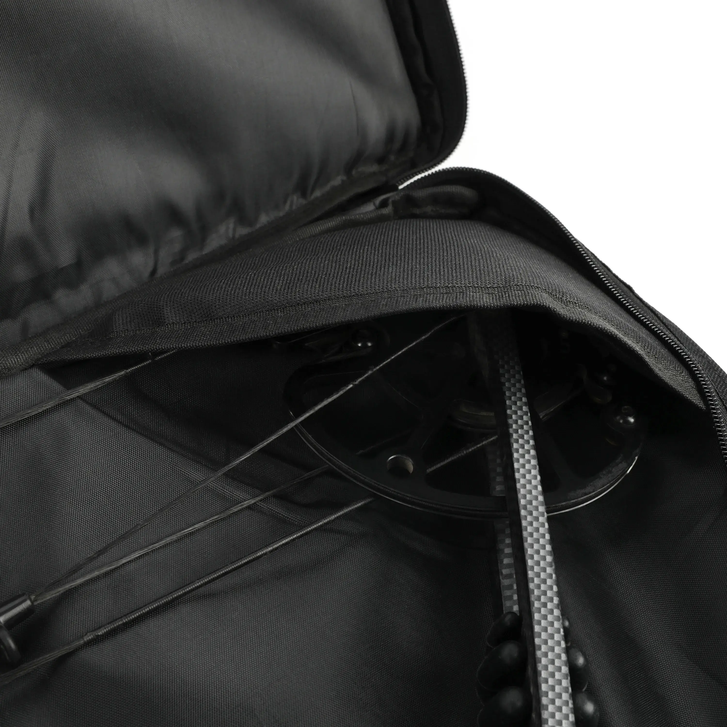 Black Canvas Youth Compound Bow Case with Backpack Straps-CHN Archery