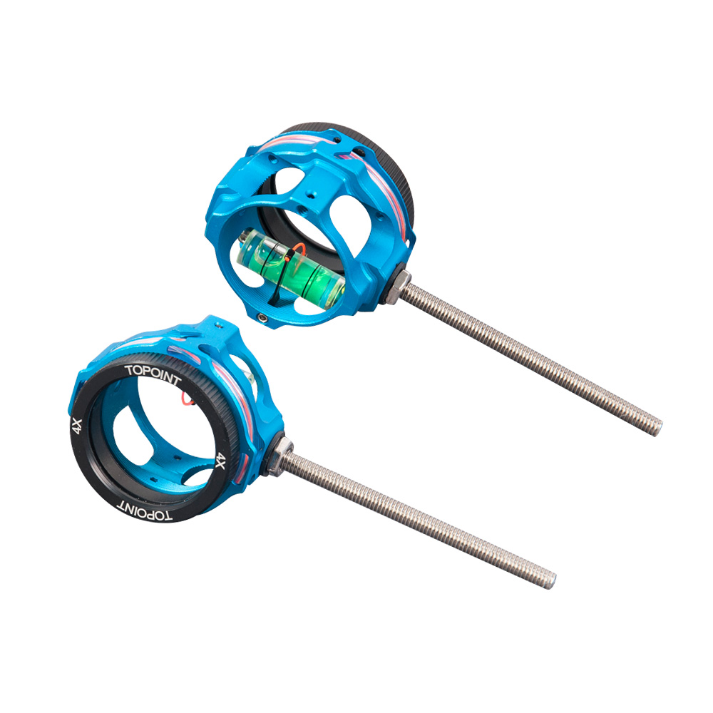 TOPOINT TP8710 Pro Compound Target Sight Scope 2X 4X 6X 8X Lens-CHN Archery