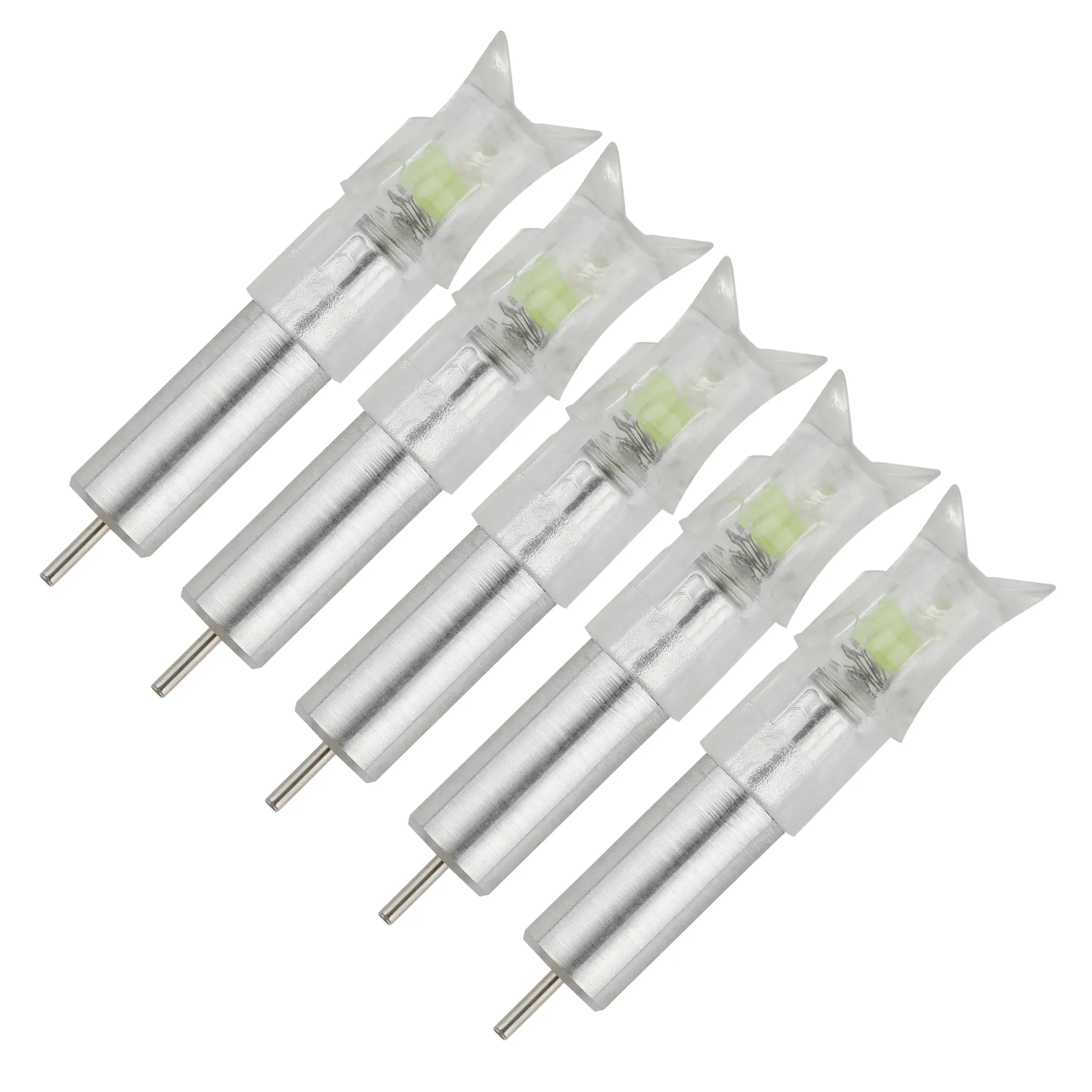 Crossbow Lighted Nocks 7.6 mm/.300" Replaceable Battery (5 Pack)-CHN Archery