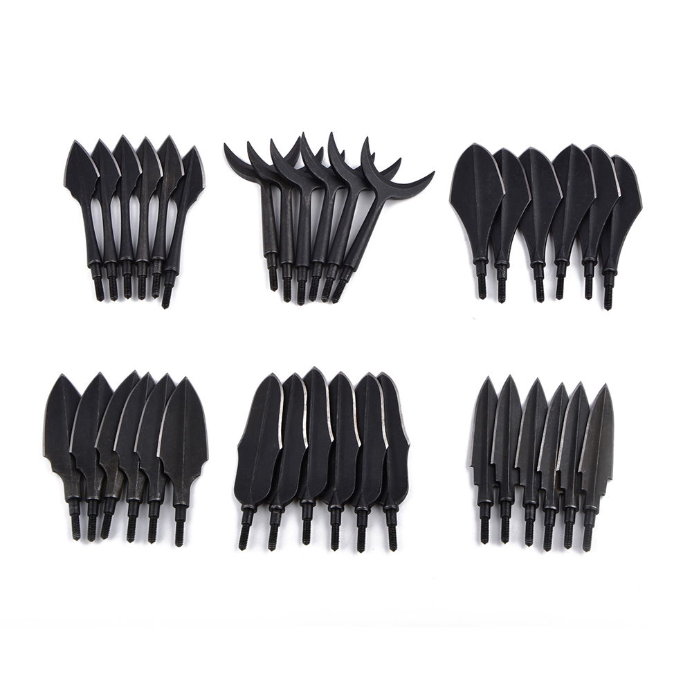 Traditional Broadheads Screw-In Manchu Style Broadheads (6 Pack)-CHN Archery