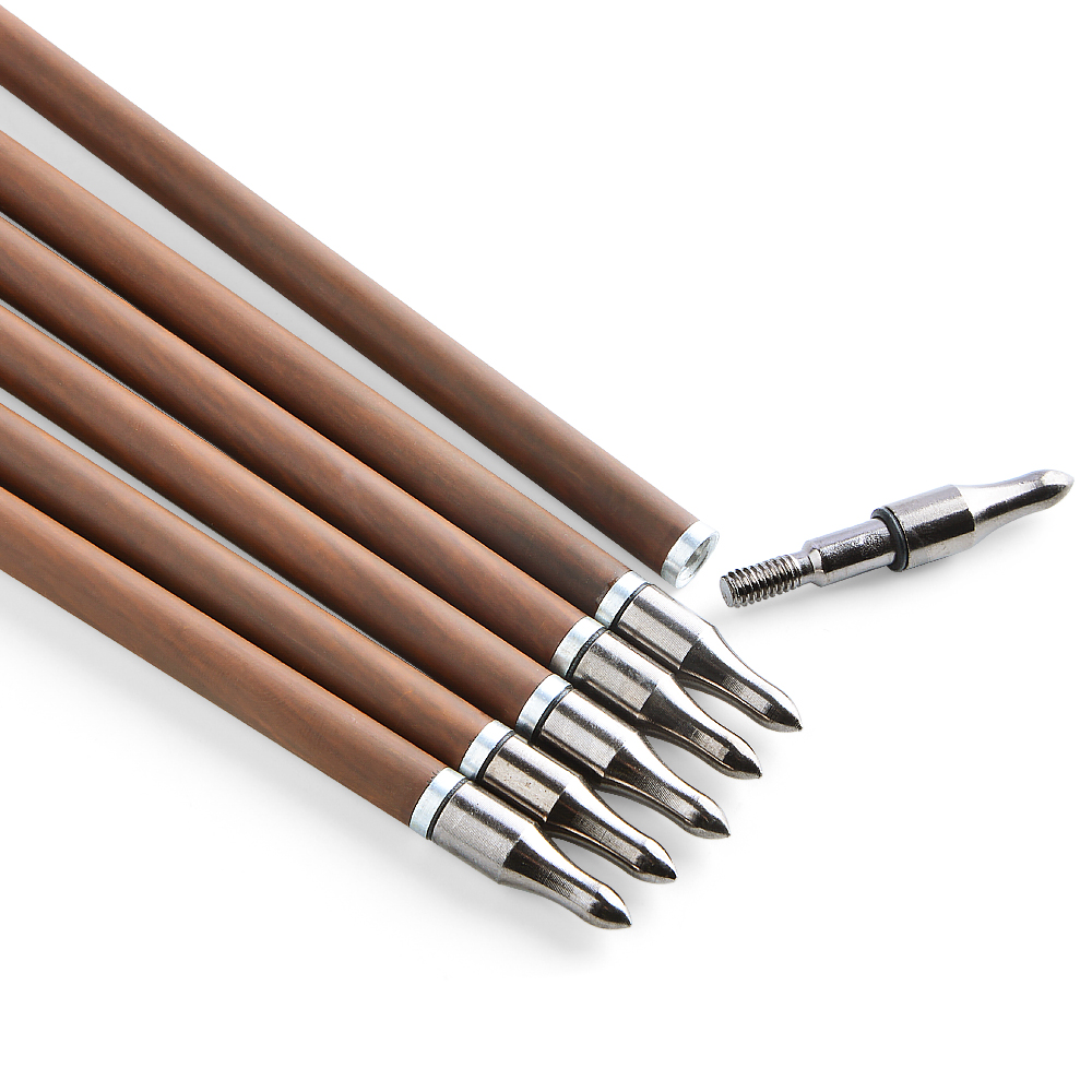 SHARROW Traditional Carbon Arrows Spine 340/400/500/600 (12 Pack)-CHN Archery