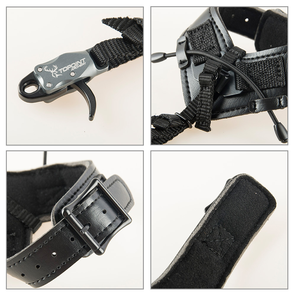 TOPOINT TP435 Wrist Buckle Strap﻿ Foldback Release Aid-CHN Archery