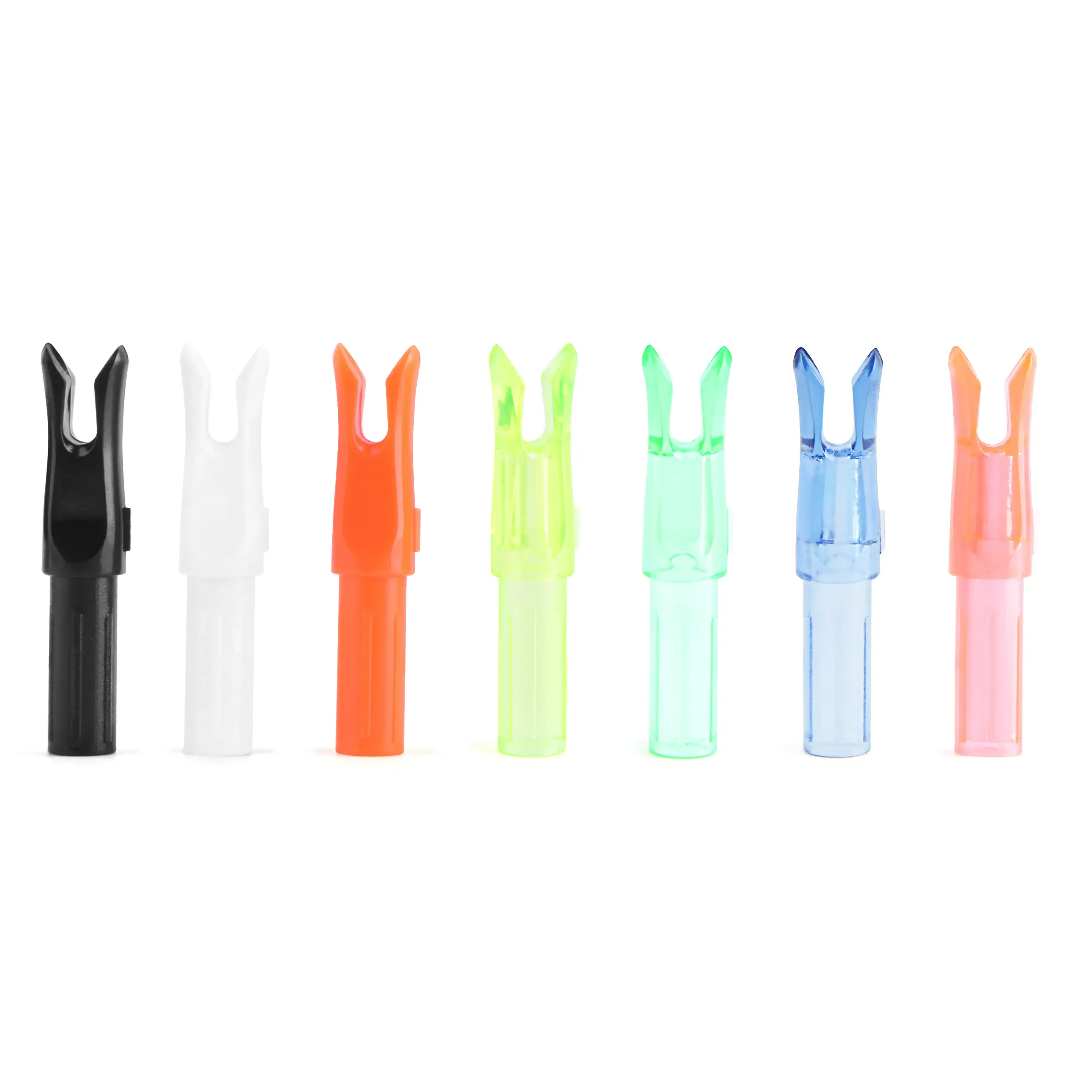 6.2mm Plastic PressIn Speed Nocks Archery (12 Pack)