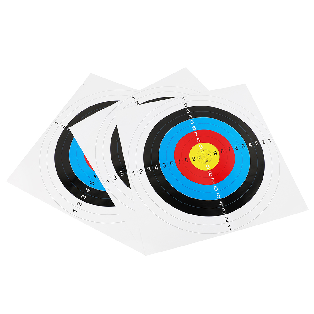 Paper Archery Targets 40cm 10 Ring Archery Target Faces (10 Pack)-CHN Archery