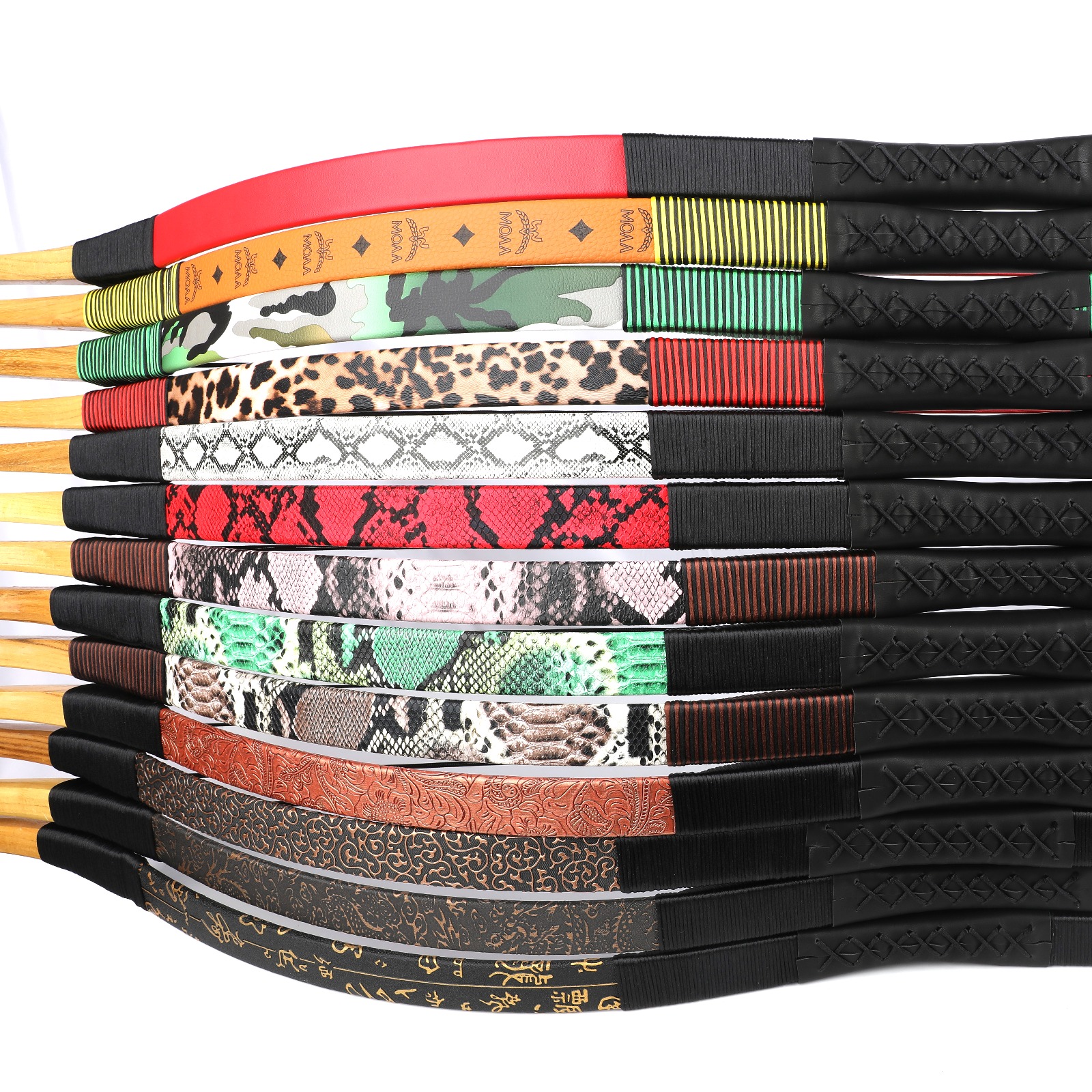 Leather Print Epoxy Resin Horsebow for Kids/Adults 12-50 lbs-CHN Archery