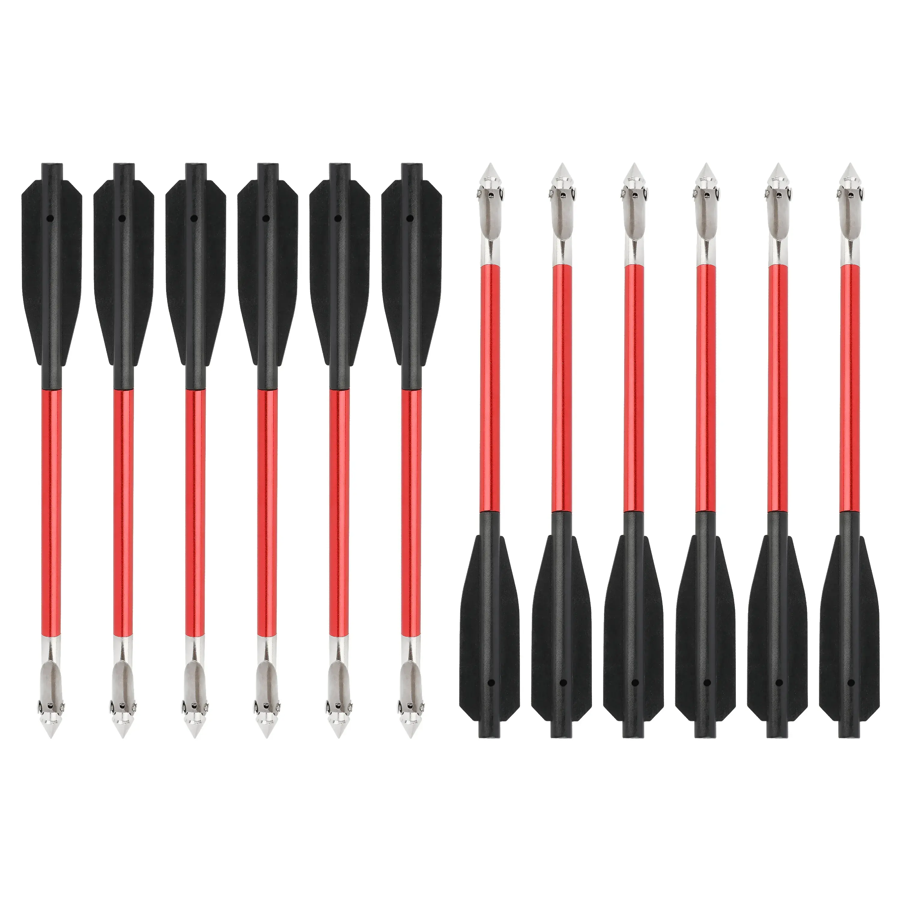 SHARROW 6.8" Aluminum Crossbow Fishing Bolts (12 Pack)-CHN Archery