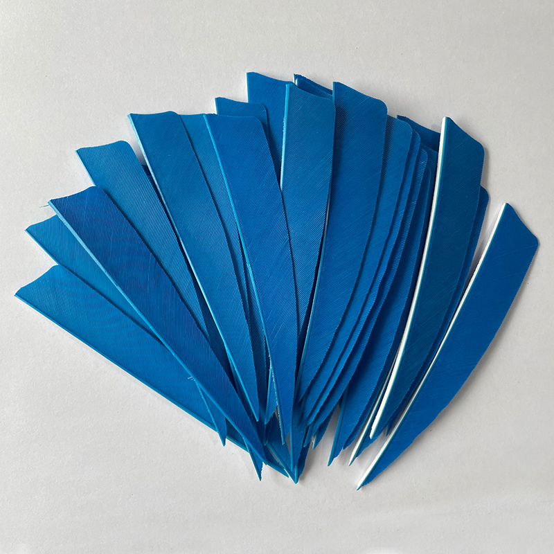 Arrow Feathers Archery 3" 4" 5" Shield Cut Solid Color RW (50 Pack)-CHN Archery