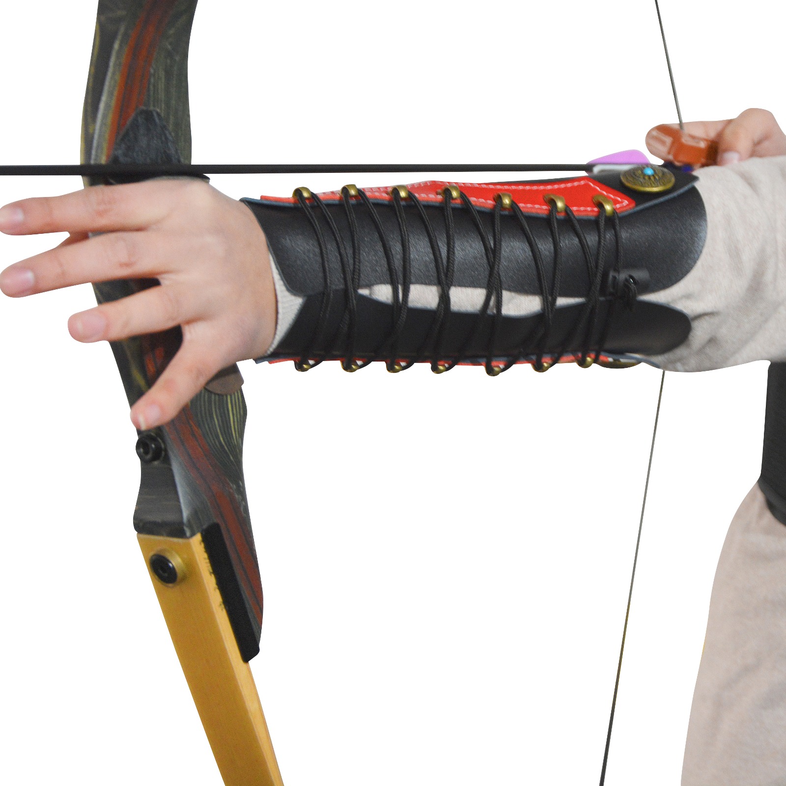 Archery Arm Guard Traditional Medieval Style Leather Arm Protector