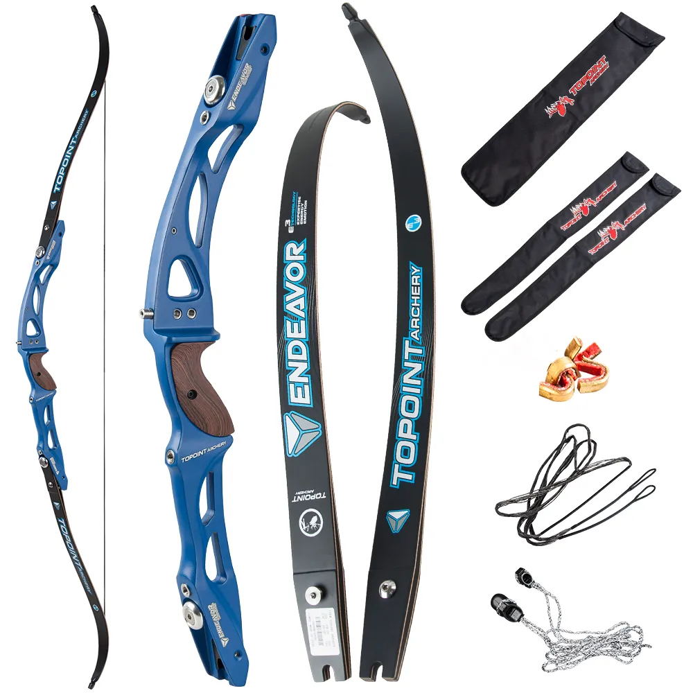 TOPOINT Endeavor 66" 68" 70" ILF Target Recurve Bow 16-44# @28"-CHN Archery