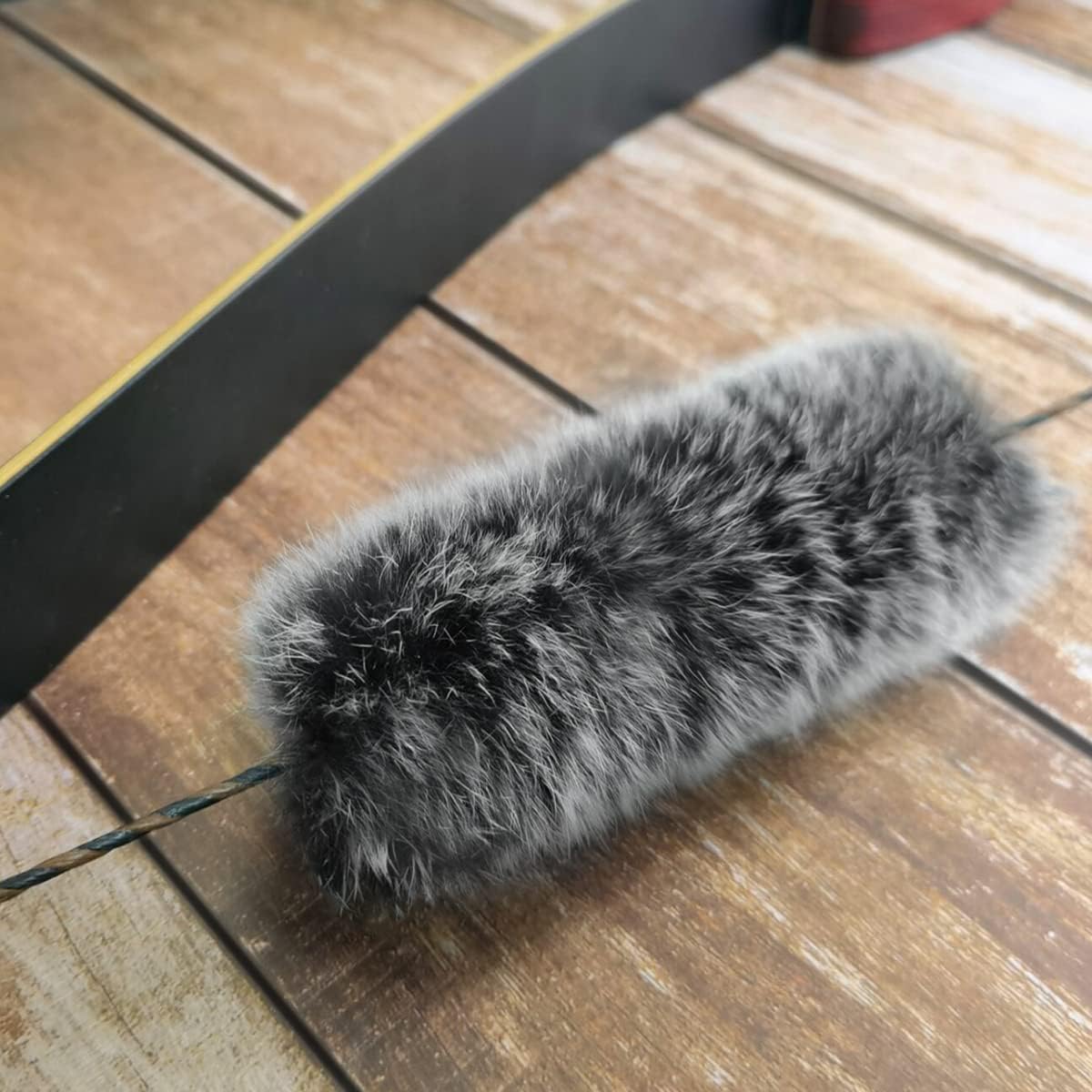 Otter Fur Recurve String Silencers for Traditional Recurve/Longbow