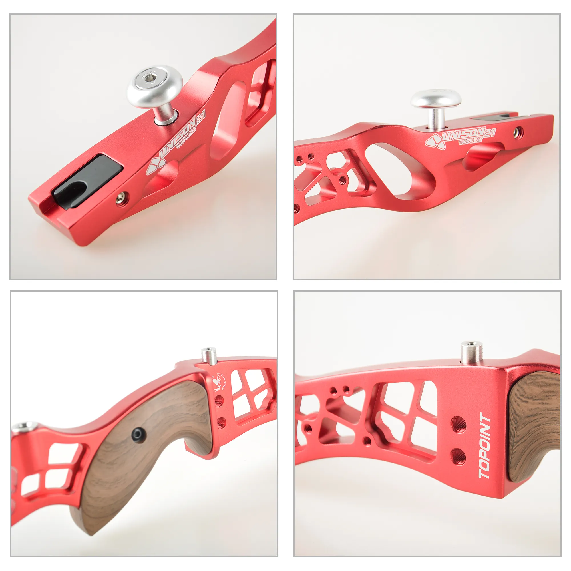 TOPOINT Unison 62" 64" 66" ILF Target Recurve Bow 16-44# @28"-CHN Archery