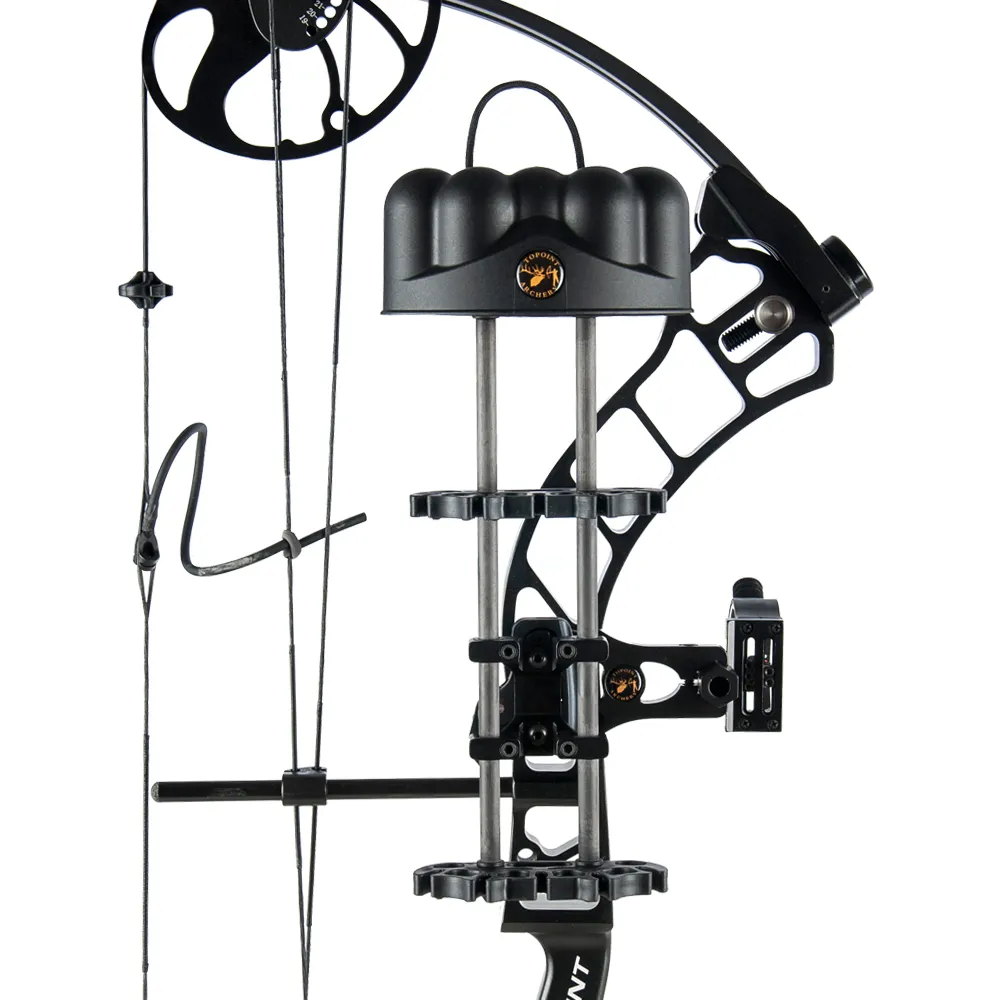 TOPOINT TP785 Carbon 5Arrow Compound Bow Quiver for Hunting