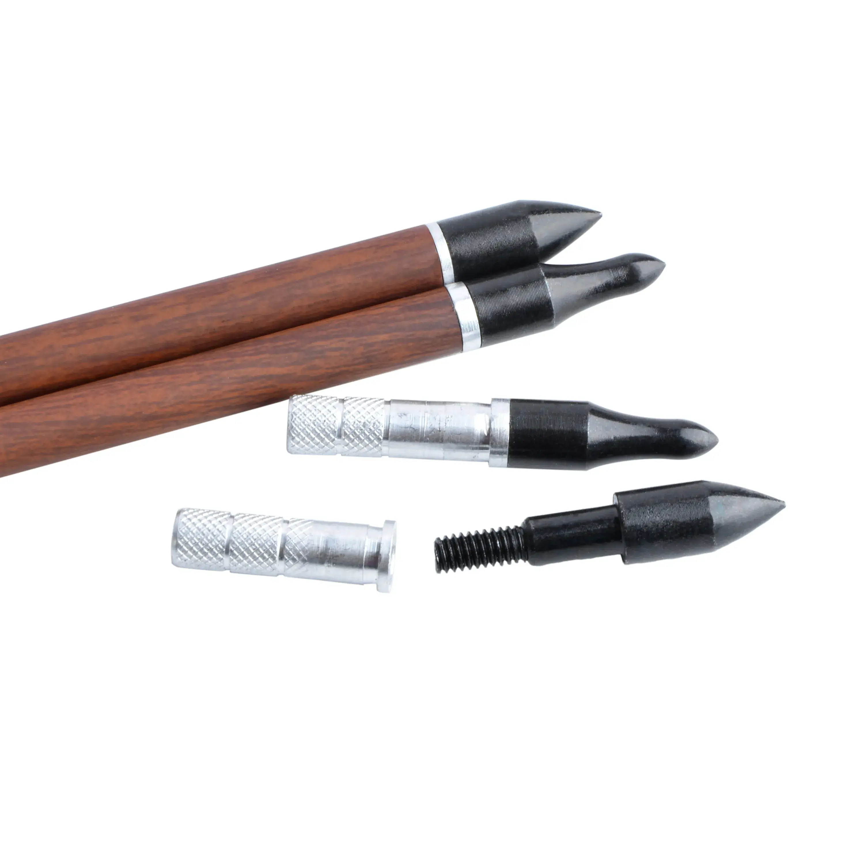 Field Points 100 Grain with Aluminum Inserts for Arrows (12 Pack)-CHN Archery