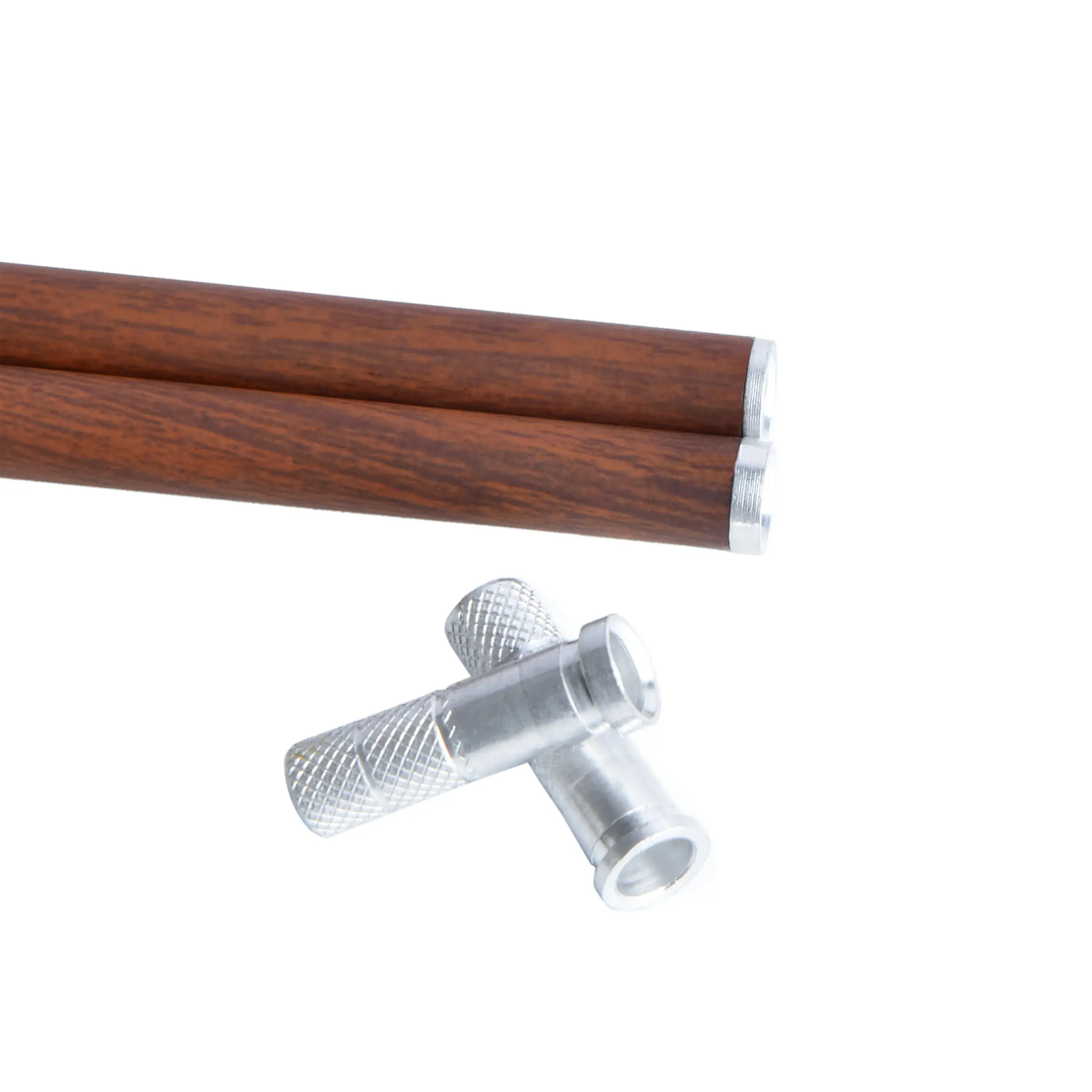 Knurled Aluminum Arrow Inserts Arrow Components 6.2 mm/.244" (12 Pack)-CHN Archery