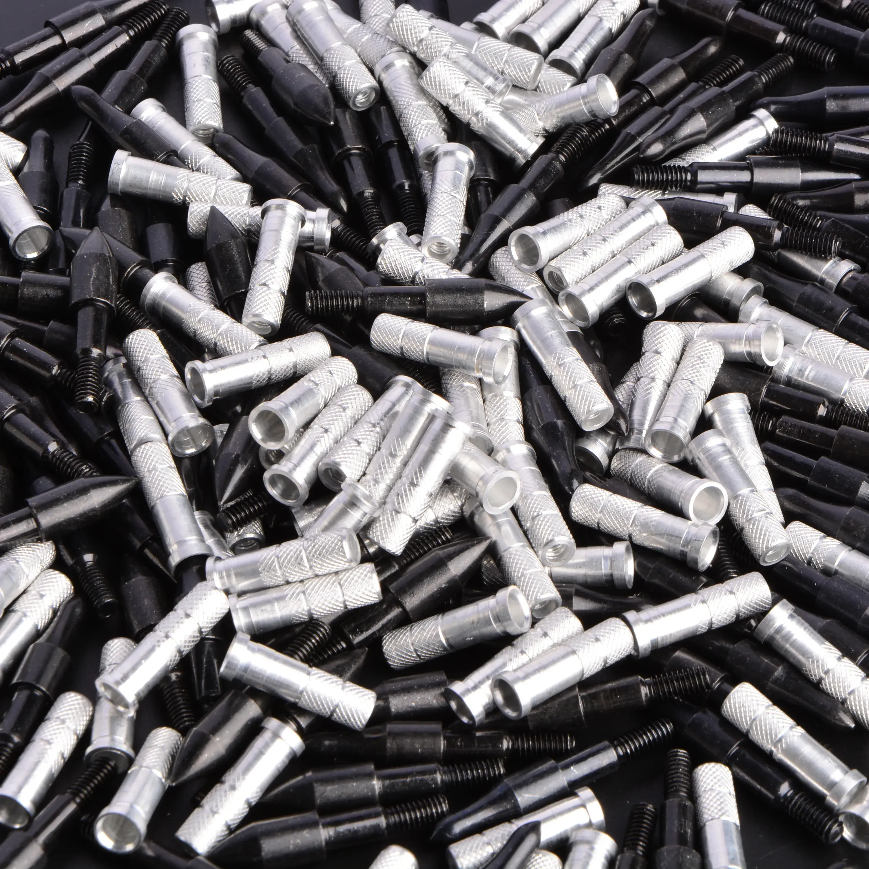 Field Points 100 Grain with Aluminum Inserts for Arrows (12 Pack)-CHN Archery