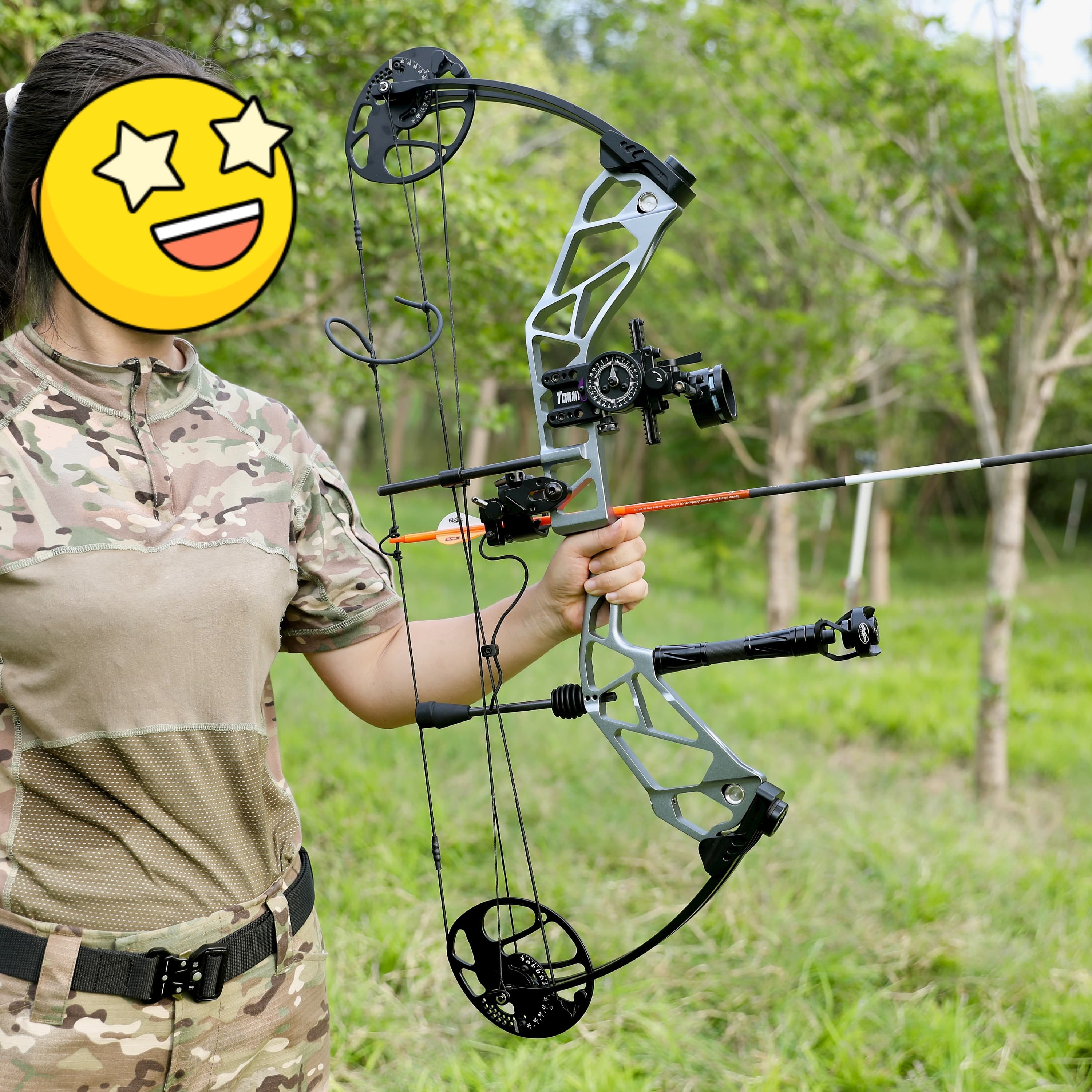 TOPOINT T1-MAX Compound Bow for Hunting Archery Draw Weight 19-70 lbs-CHN Archery