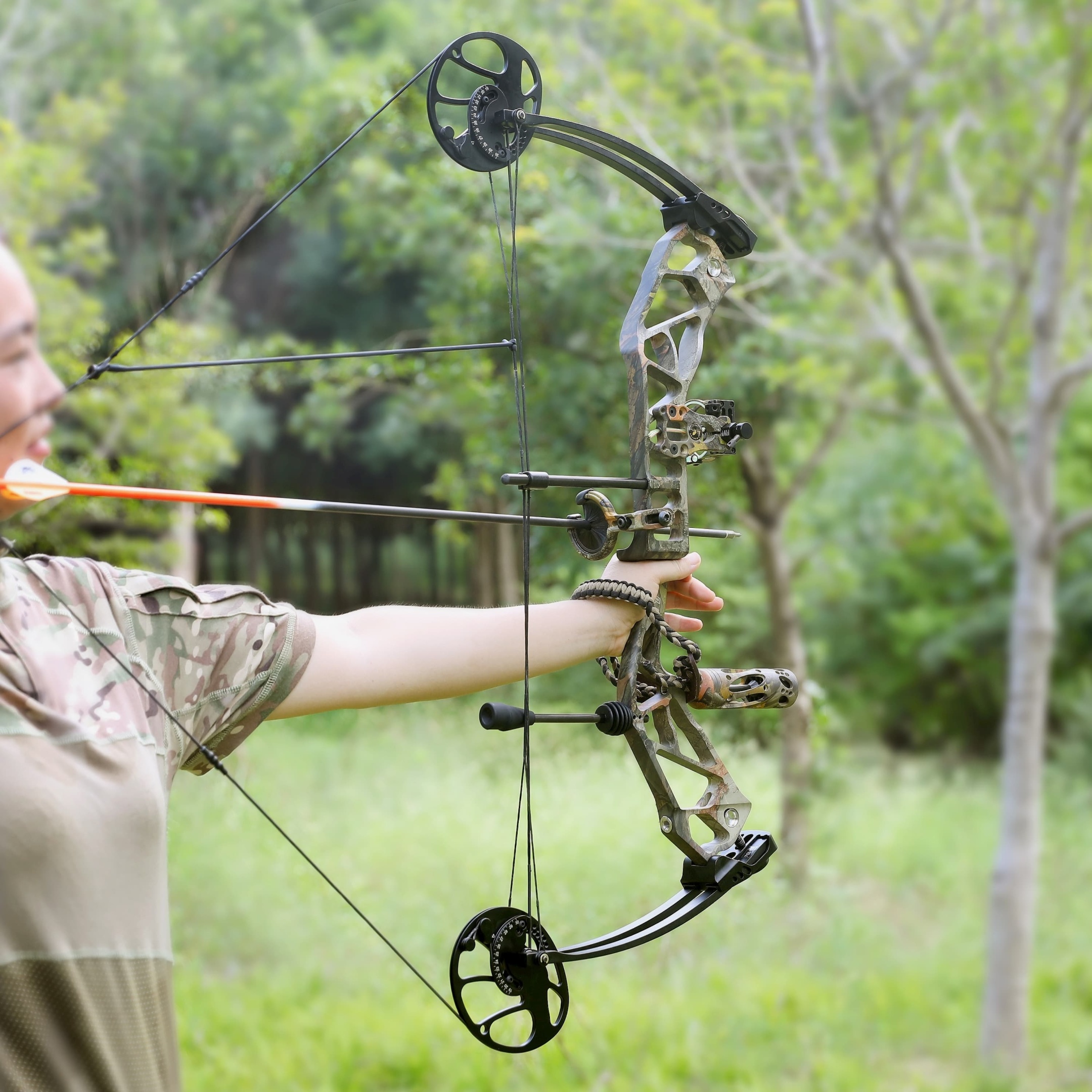 TOPOINT T1MAX Compound Bow for Hunting Archery Draw Weight 1970 lbs