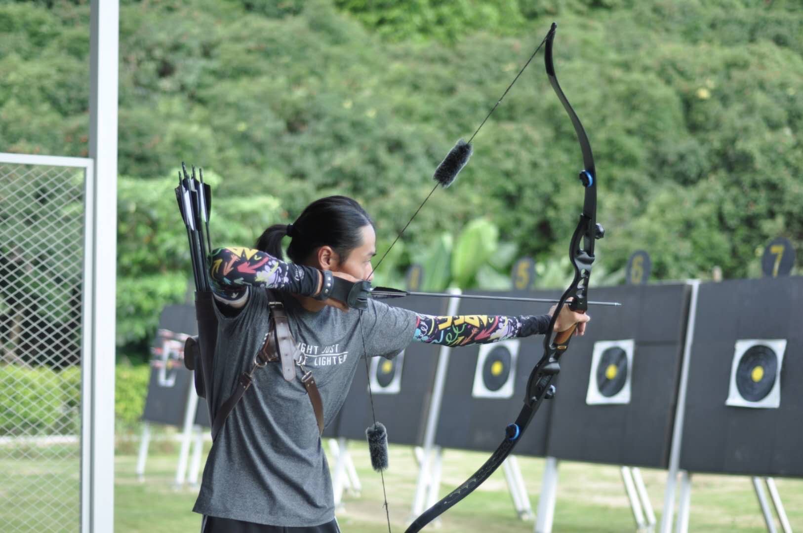 64" Takedown Hunting Recurve Bow 25-50# @28" HOYT Archery-CHN Archery