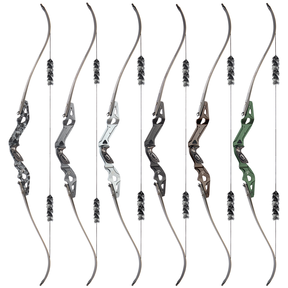 TOPOINT SLITHER Traditional ILF Hunting Recurve Bow 25-60 lbs-CHN Archery