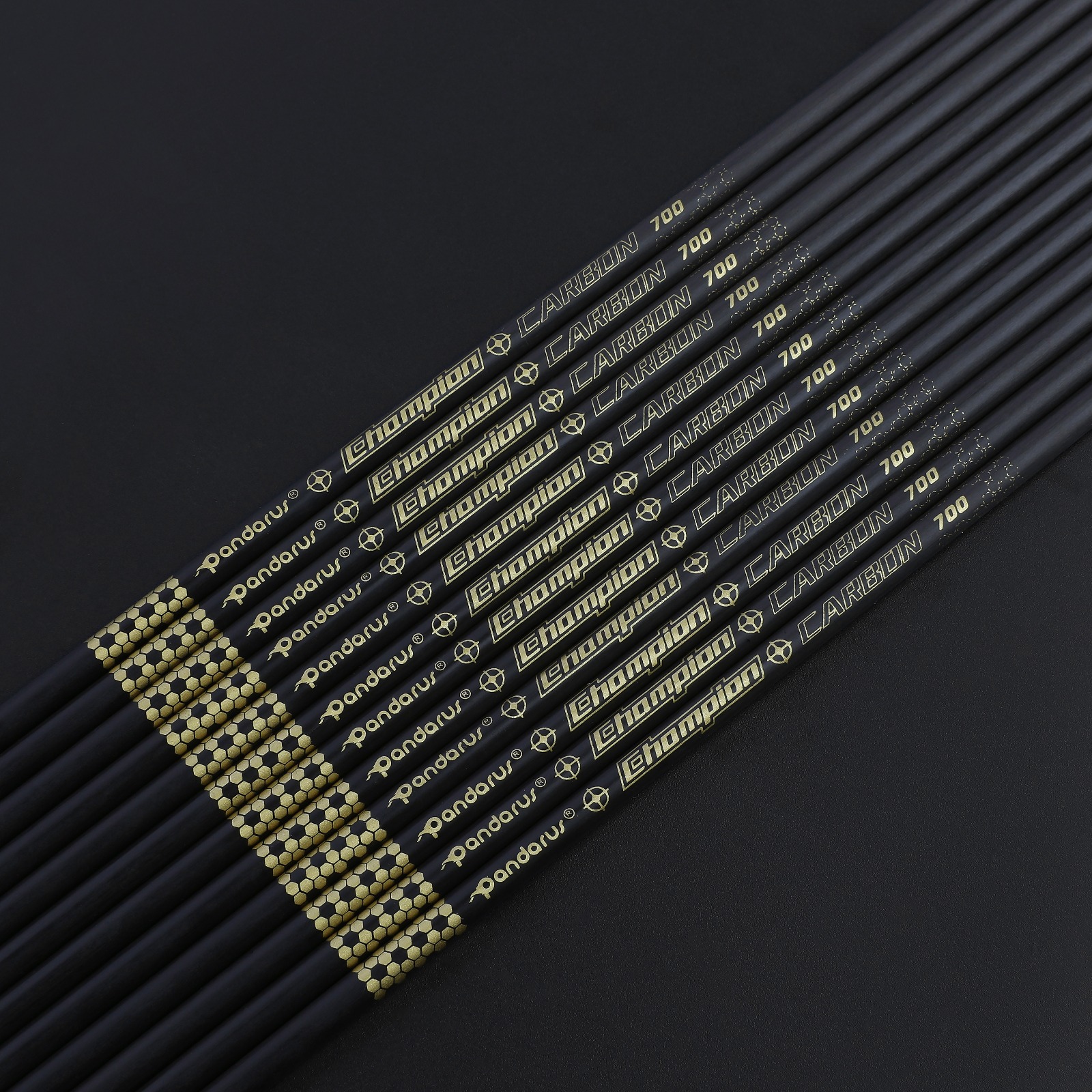 PANDARUS CHAMPION 30-T High Carbon 4.2 mm Target Arrows ± .001" (12 Pack)-CHN Archery