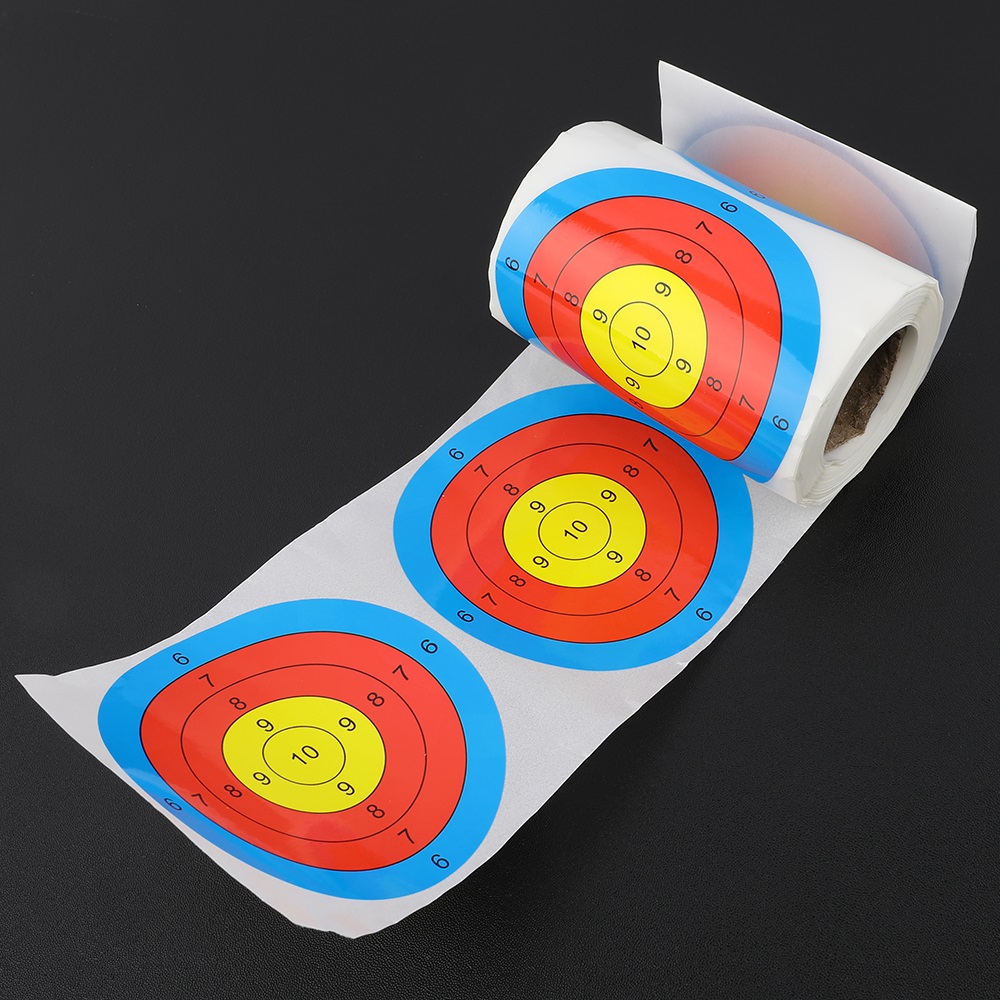 3" Self-Adhesive Archery Targets Stickers Roll (100/200Pcs)-CHN Archery