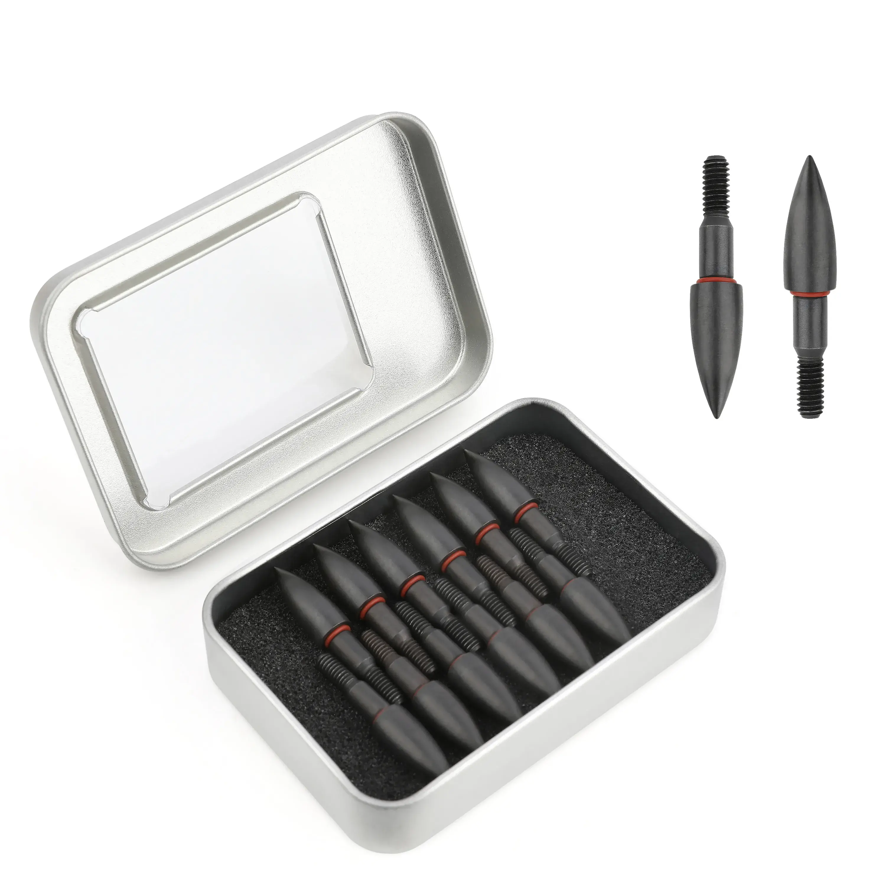 Archery Screw-In Bullet Points 100-350 Grain Stainless Steel (12 Pack)-CHN Archery