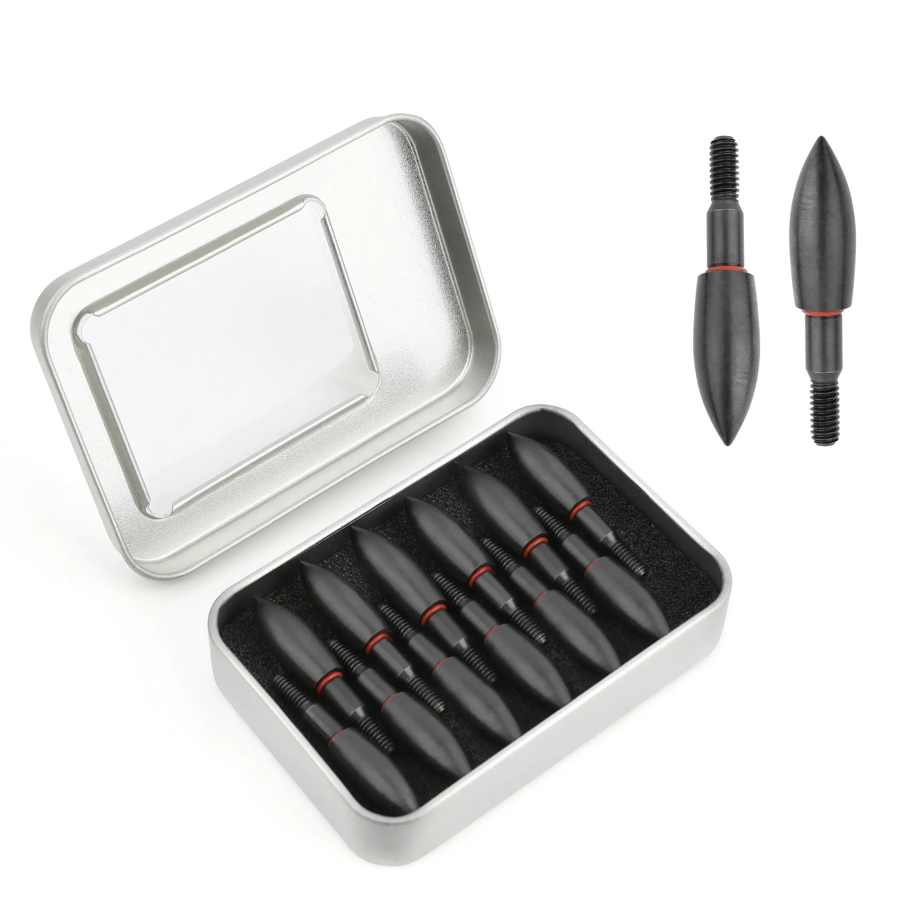 Archery Screw-In Bullet Points 100-350 Grain Stainless Steel (12 Pack)-CHN Archery