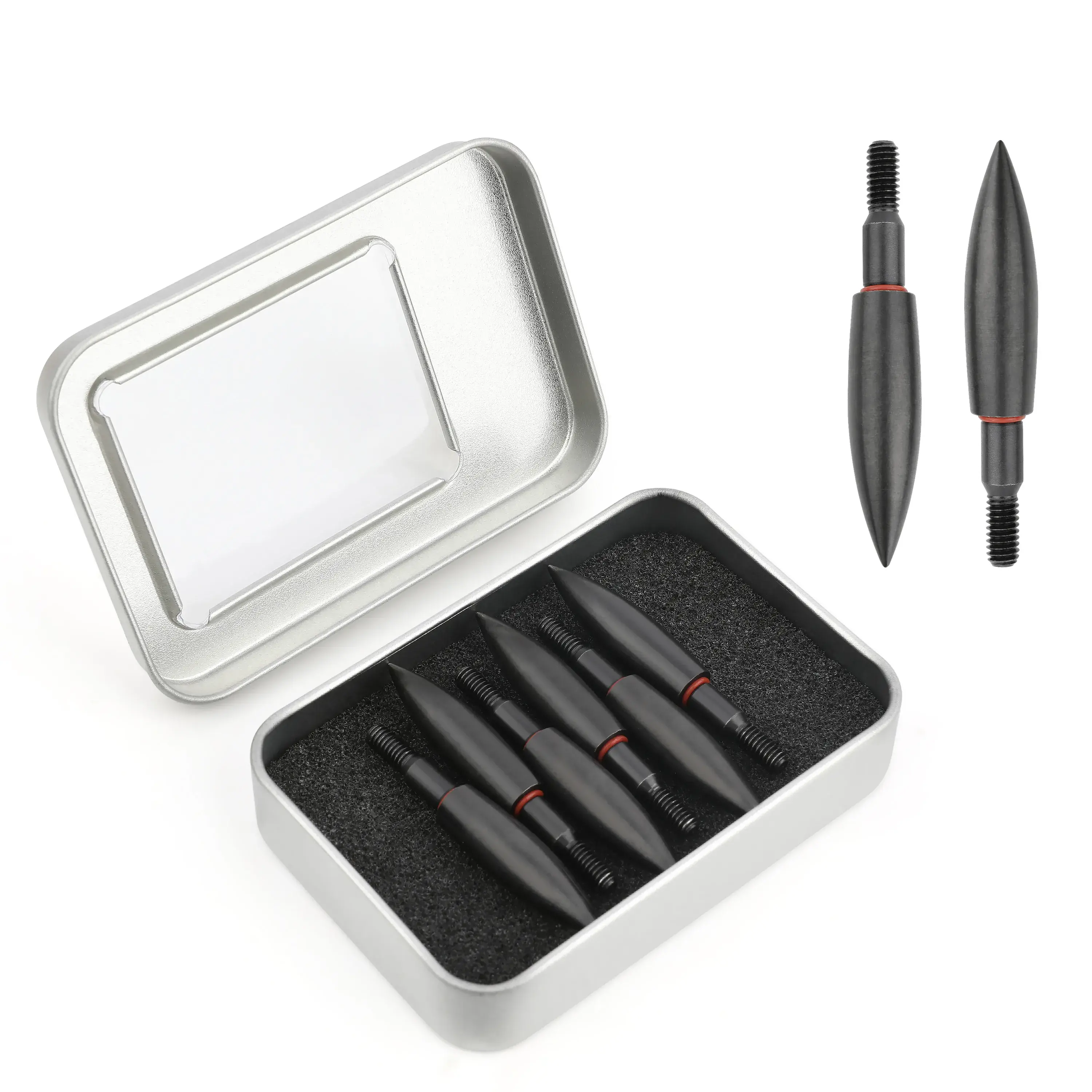 Archery Screw-In Bullet Points 100-350 Grain Stainless Steel (12 Pack)-CHN Archery