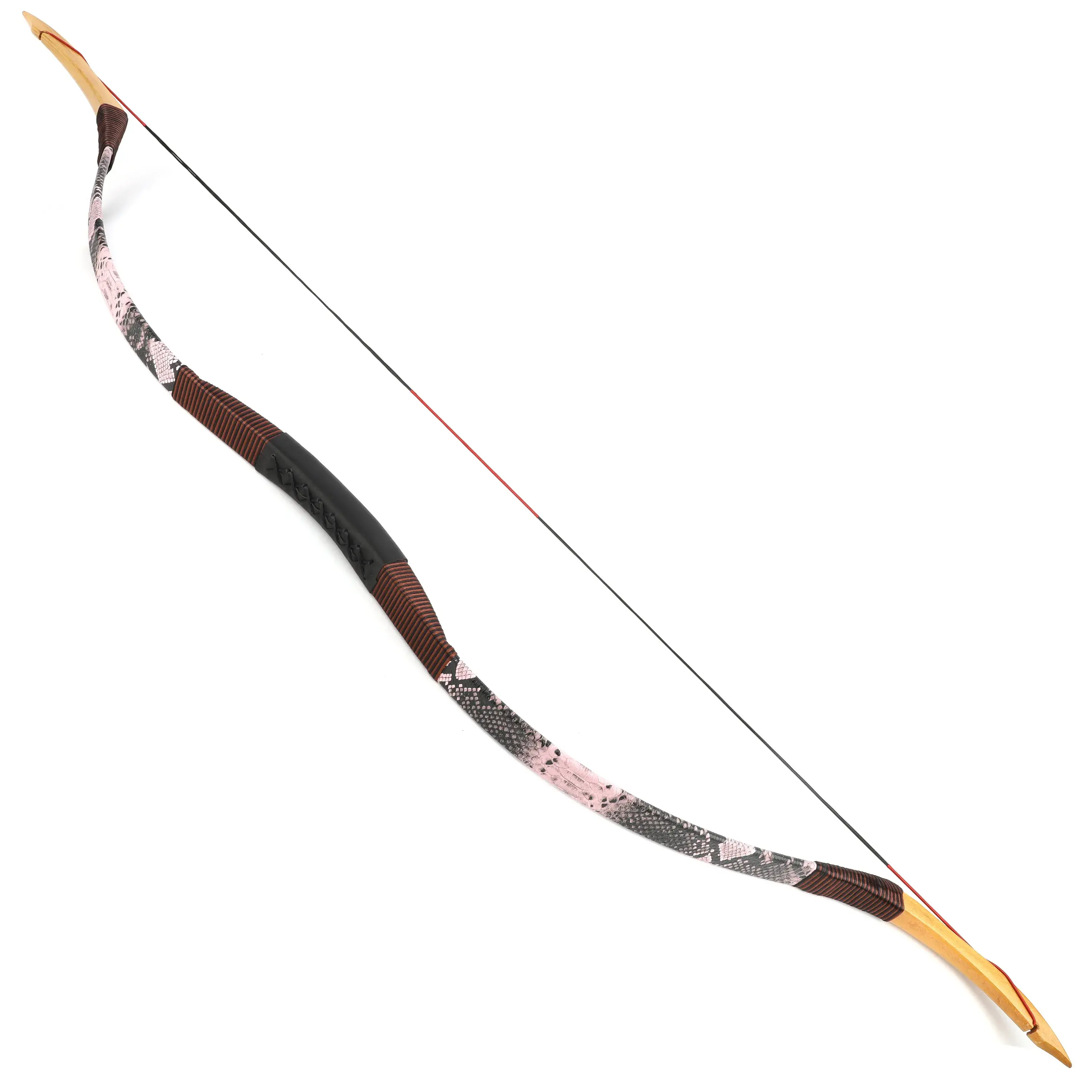Leather Print Epoxy Resin Horsebow for Kids/Adults 12-50 lbs-CHN Archery
