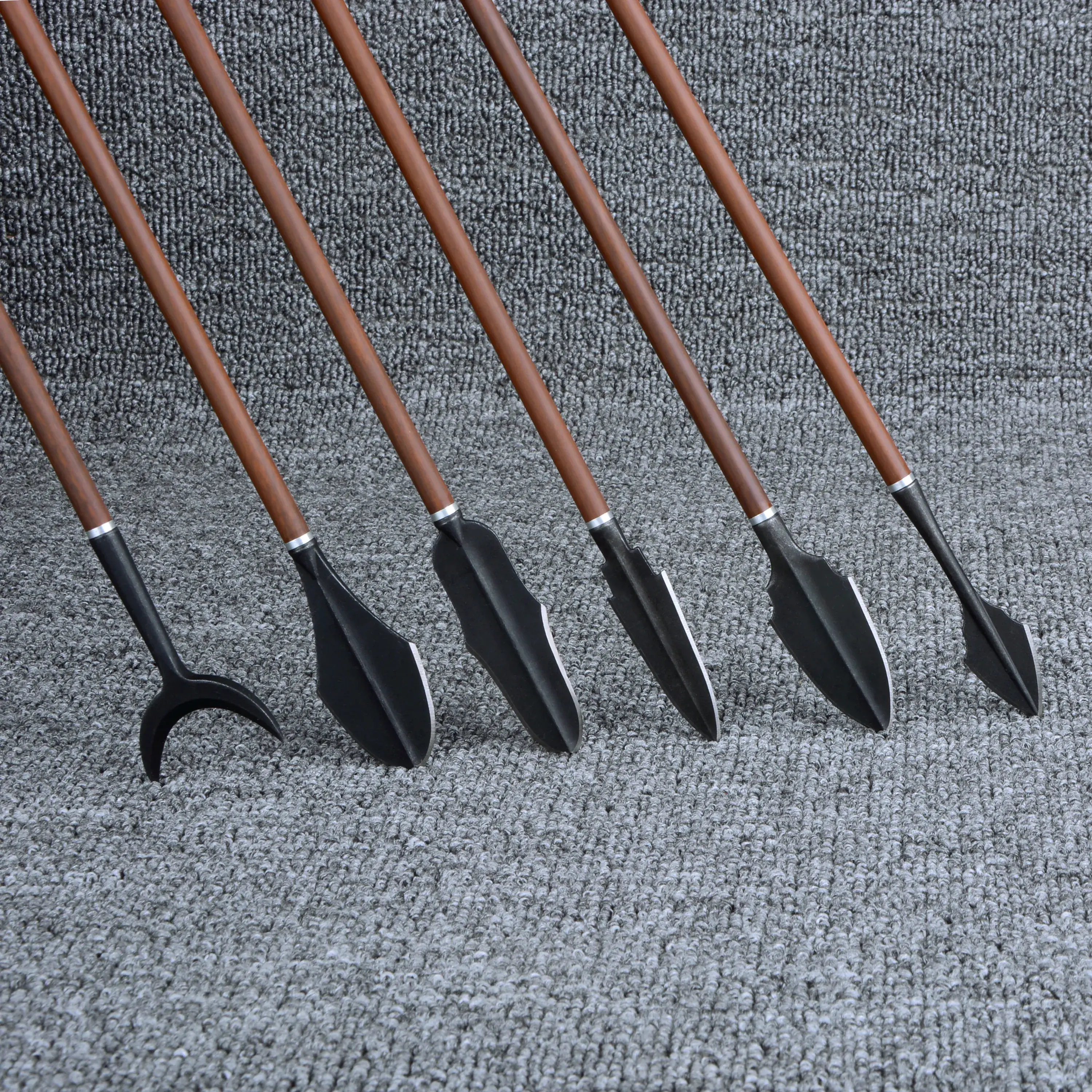 Traditional Broadheads Screw-In Manchu Style Broadheads (6 Pack)-CHN Archery