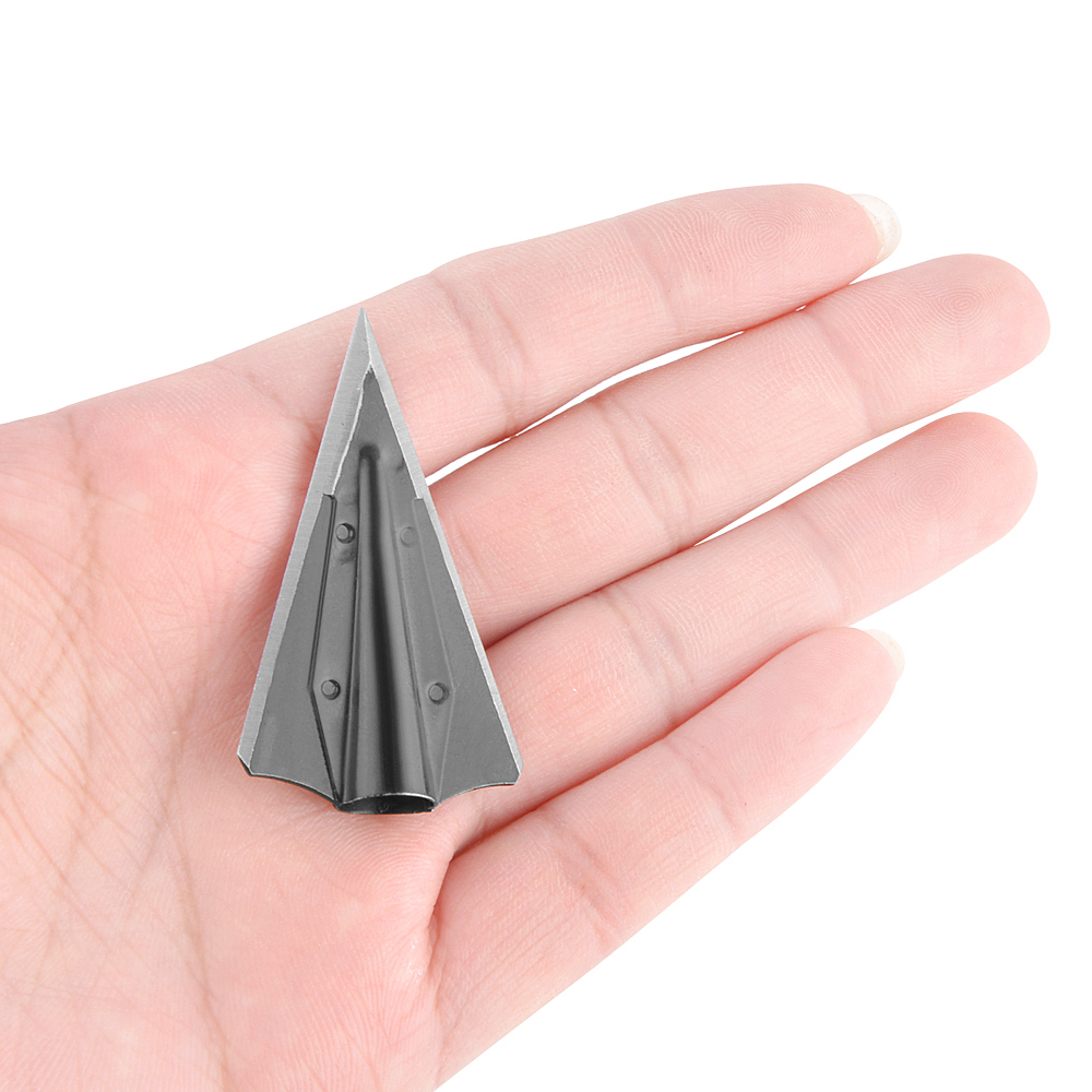 Traditional Glue On Broadheads 90 Grain Iron (3 Pack)-CHN Archery