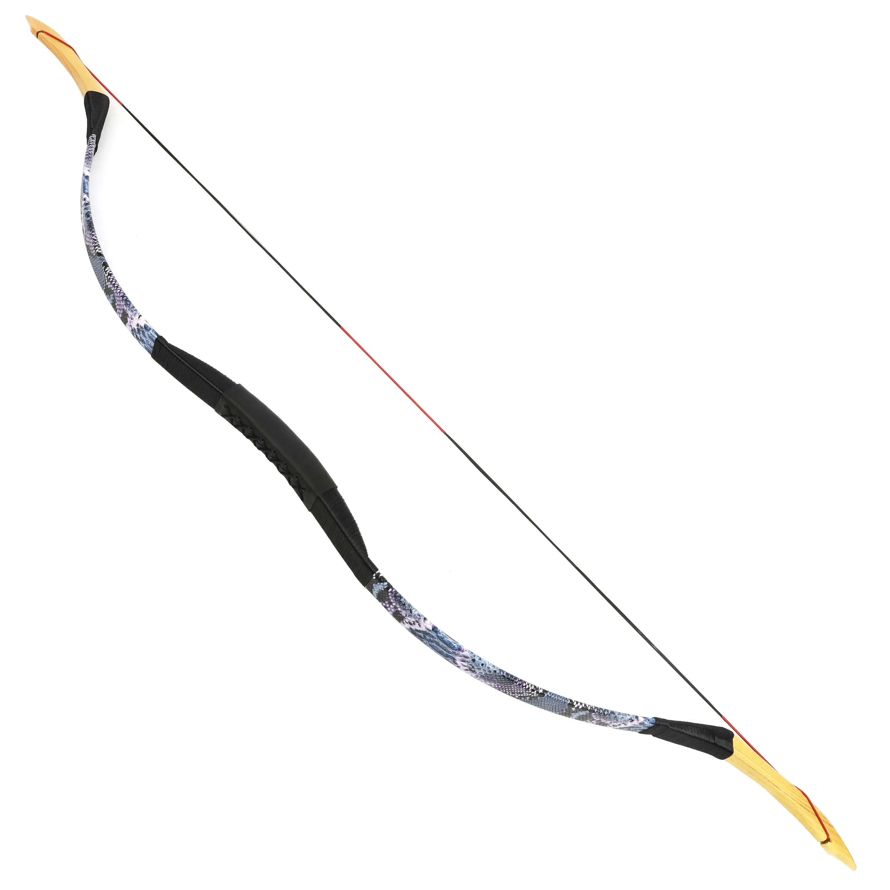 Leather Print Epoxy Resin Horsebow for Kids/Adults 12-50 lbs-CHN Archery