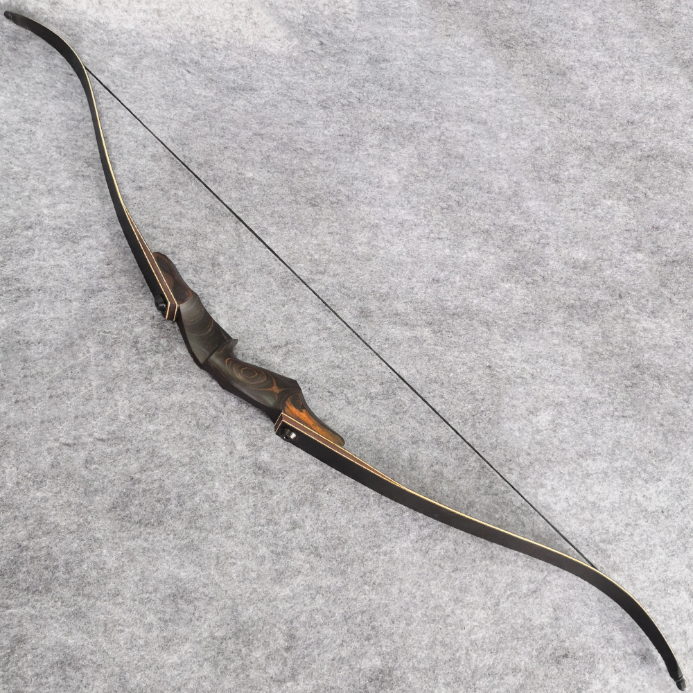 BLACK HUNTER 60" Takedown Wood Recurve Bow 25-60 lbs-CHN Archery