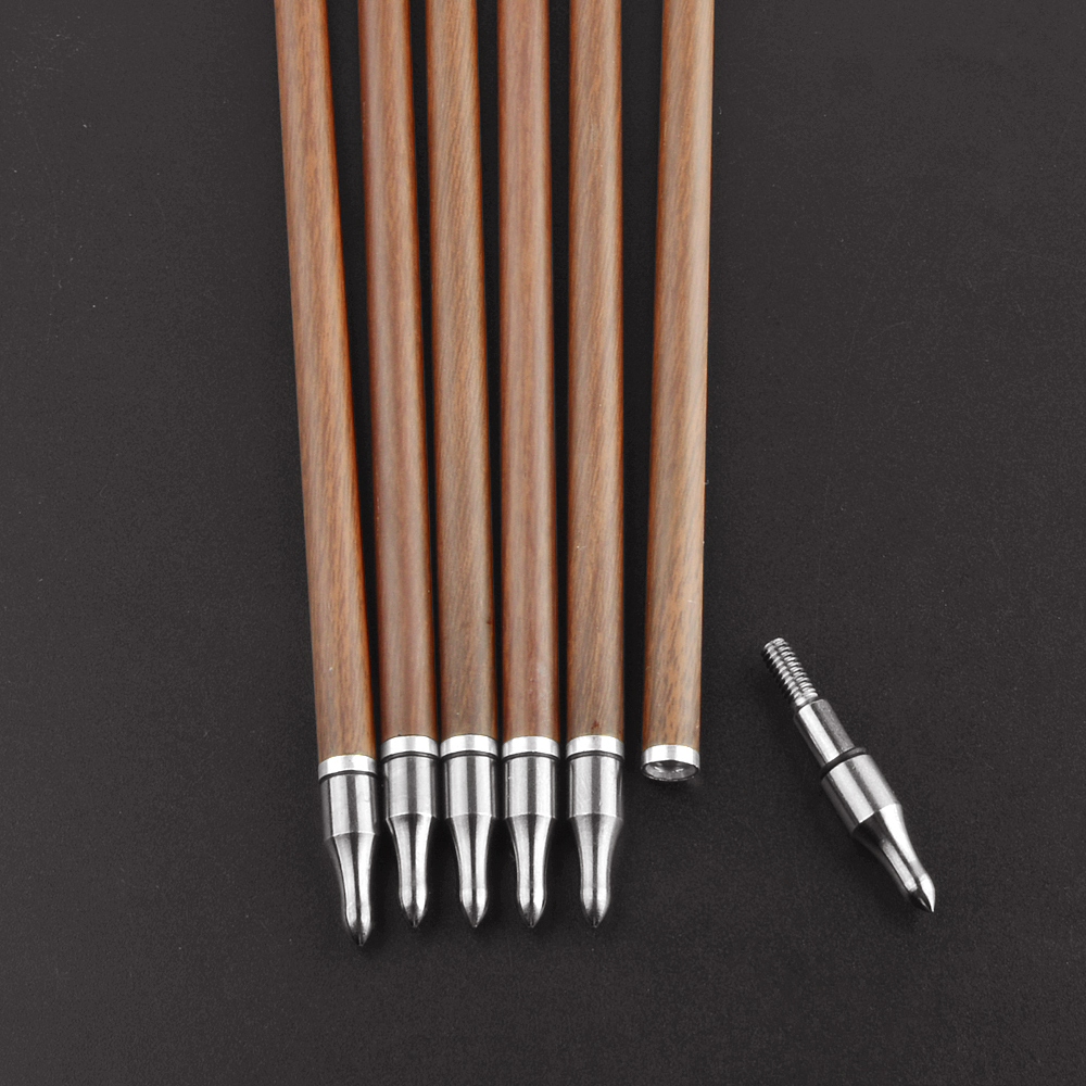 SHARROW 31" Carbon Traditional Arrows Spine 340/400/500/600 (12 Pack)-CHN Archery