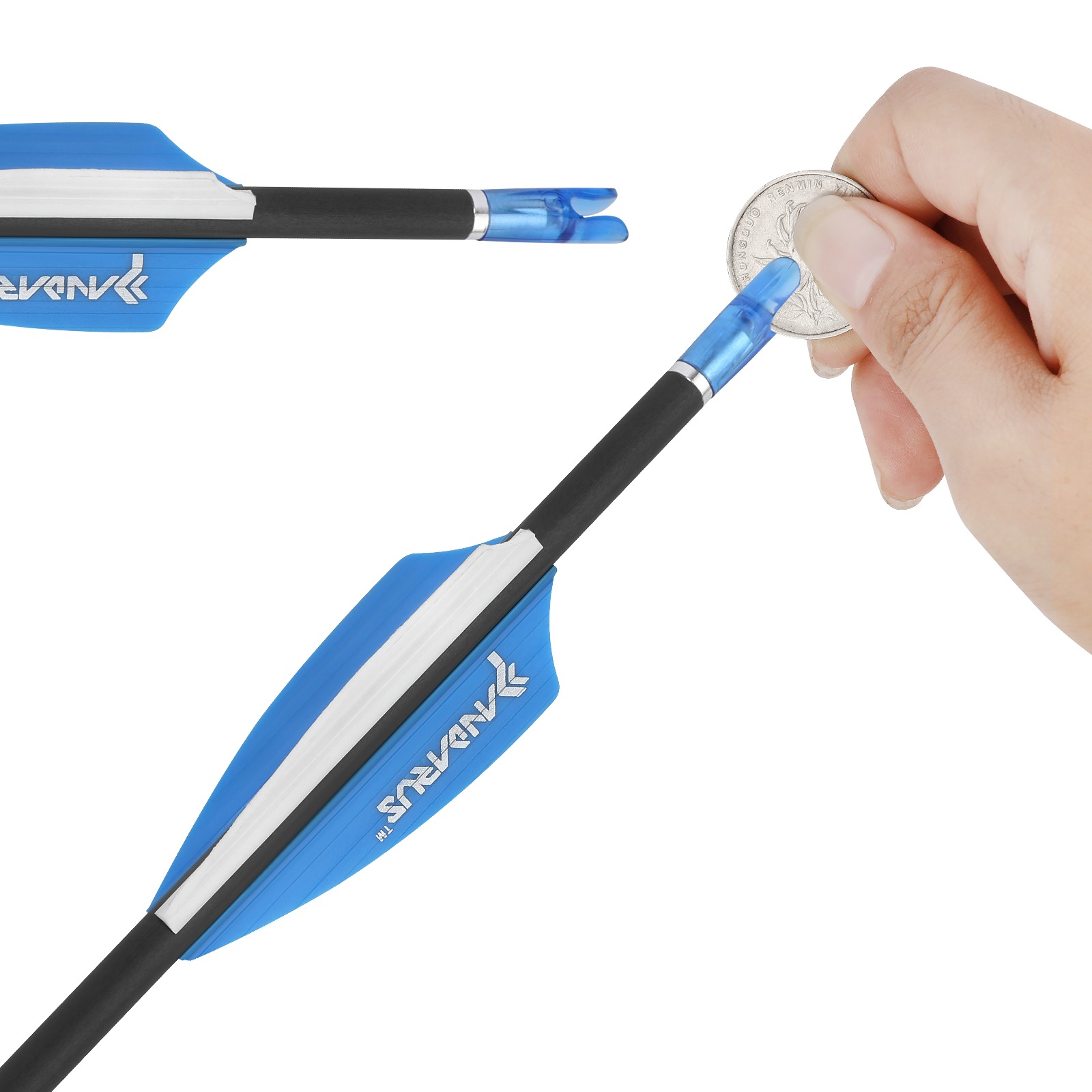 PANDARUS ICEPOINT 40T High Carbon 3.2 mm Target Arrows ± .006" (12