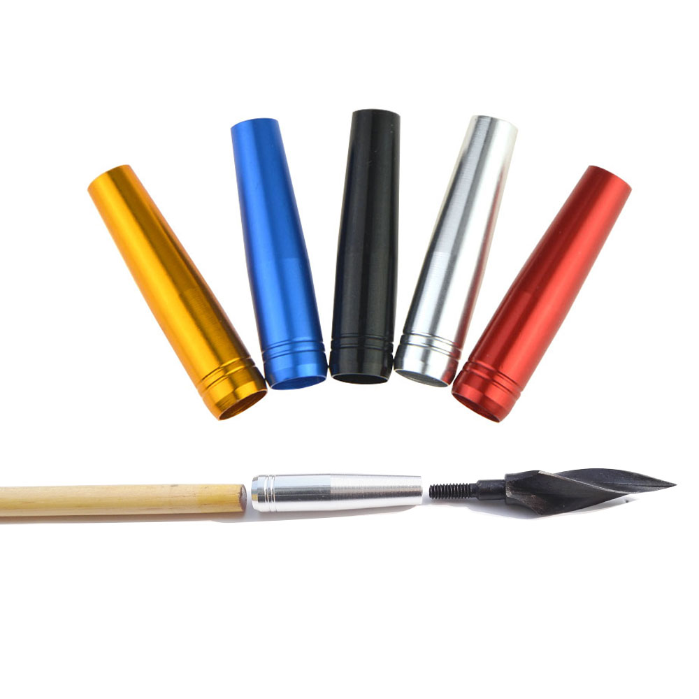 Glue On Broadhead Adapters 5/16 Aluminum (12 Pack)-CHN Archery