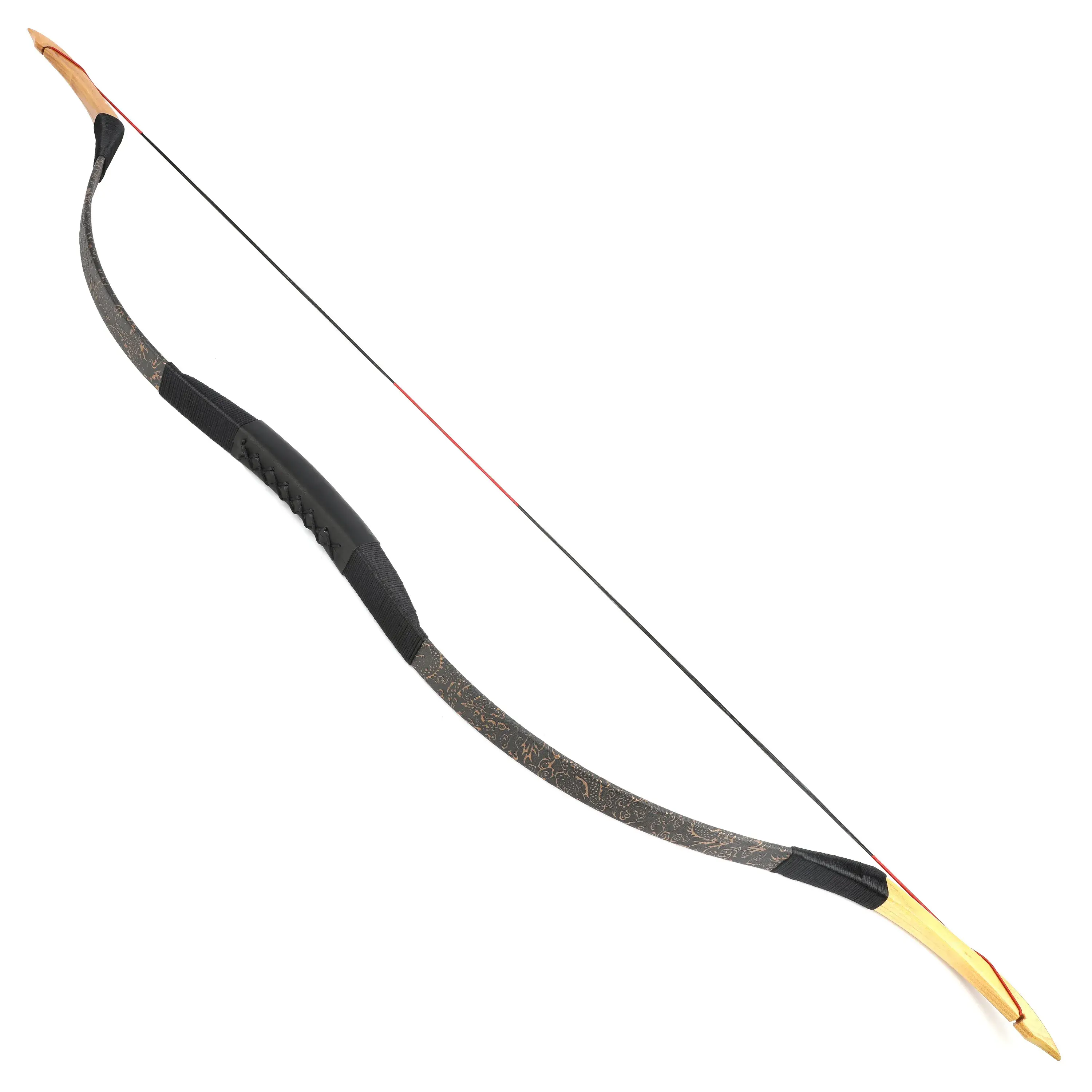 Leather Print Epoxy Resin Horsebow for Kids/Adults 12-50 lbs-CHN Archery