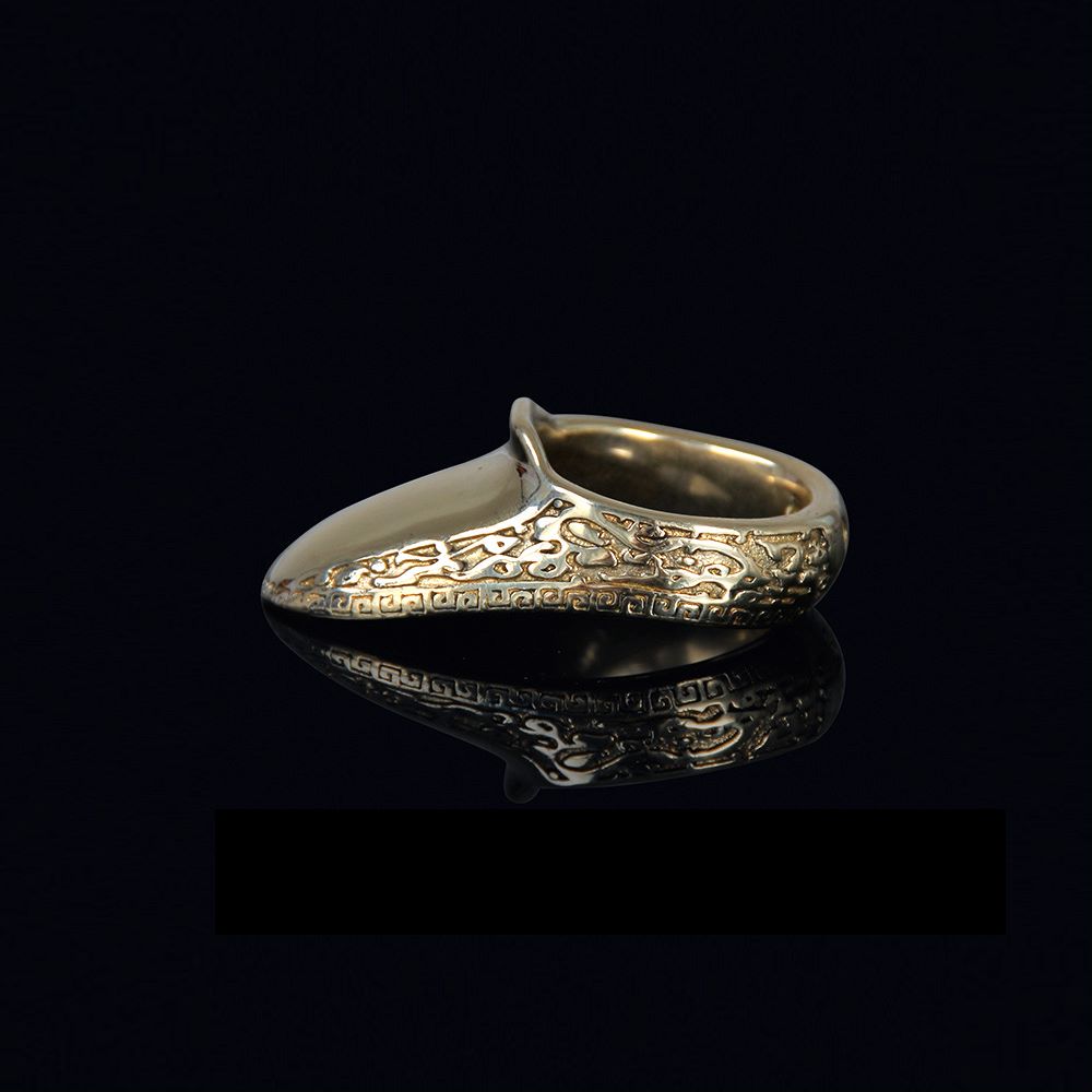 Archery Thumb Ring Brass for Eastern Archery Traditional Bow-CHN Archery