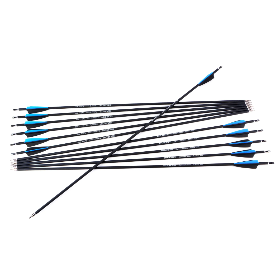 SHARROW Archery Carbon Bow Stabilizer Combo 30" 28" 26" Main-Bar Balance Bar Side Rod 12" 10" Extender Pole 5" 4" 3" Damping Rods Shock Absorber (Blue, 3") - Yorkshire Outdoor Activity Park