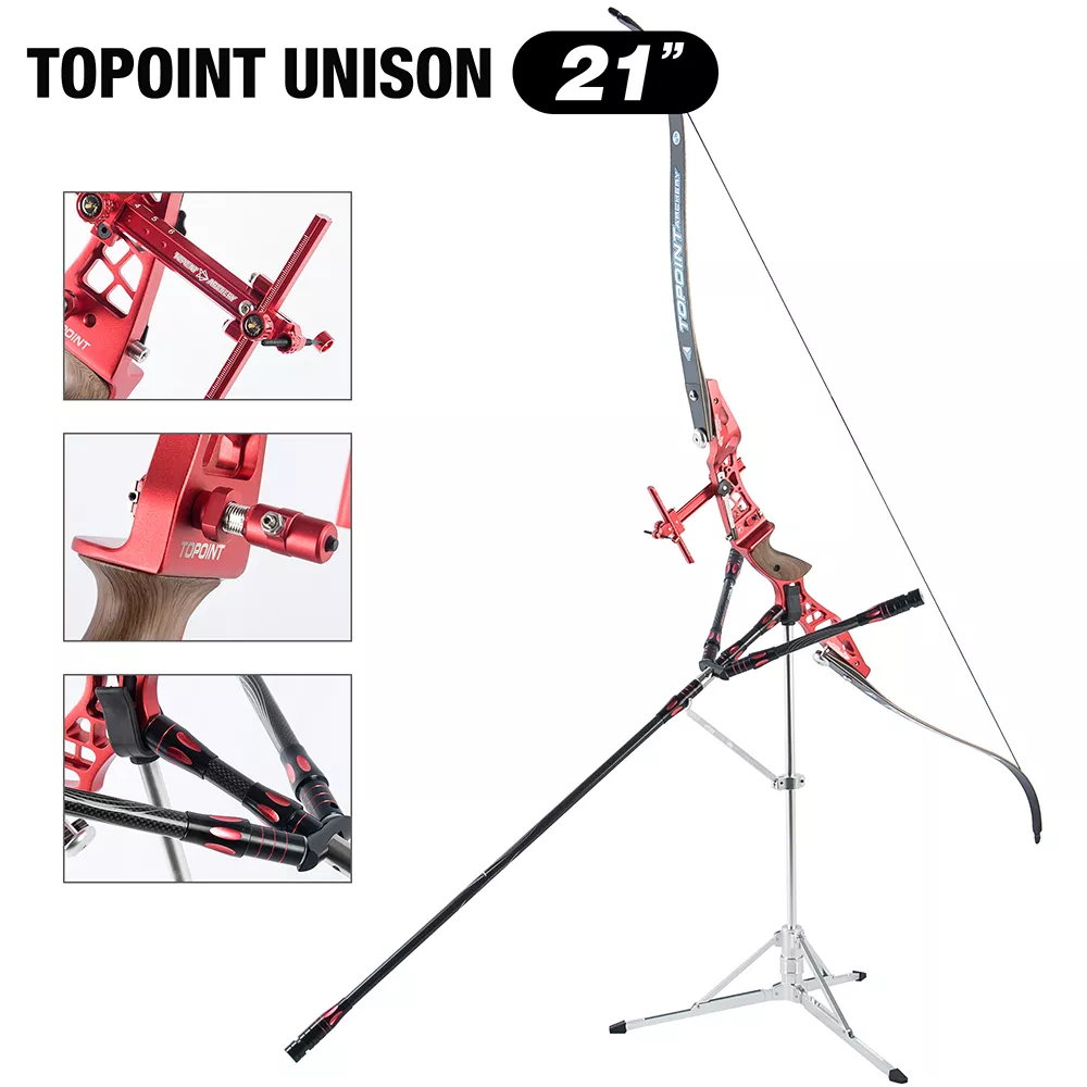 TOPOINT UNISON 21" 23" 25" ILF Target Recurve Bow Riser RH-CHN Archery