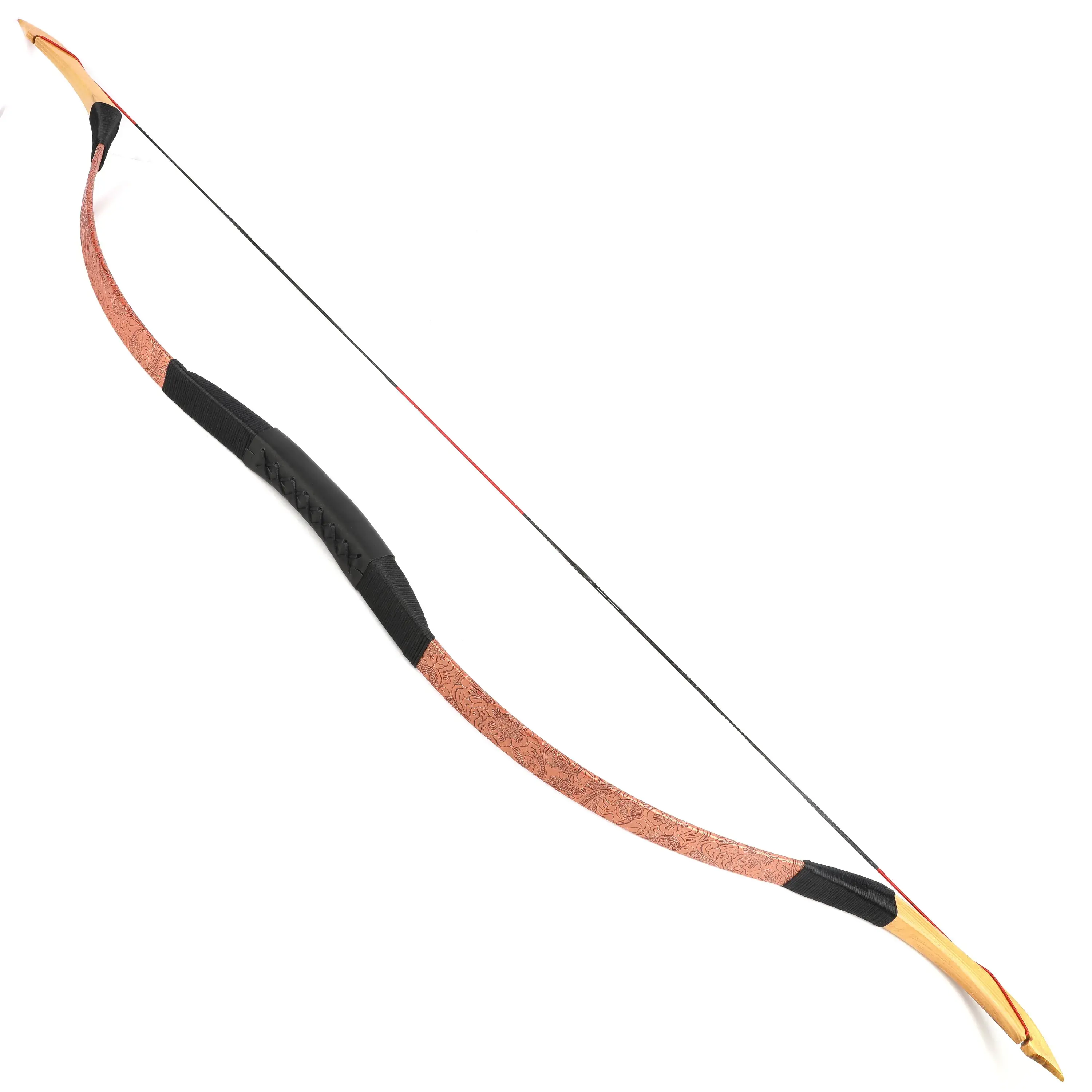 Leather Print Epoxy Resin Horsebow for Kids/Adults 12-50 lbs-CHN Archery