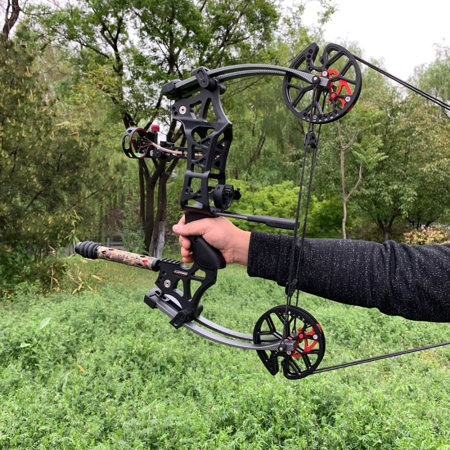 JUNXING M109E MultiPurpose Catapult Steel Ball Compound Bow for Archery Hunting