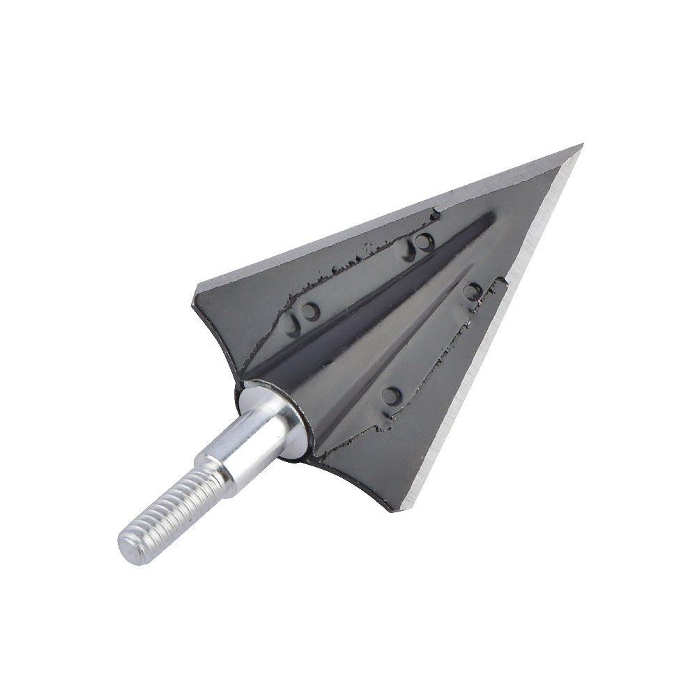 125 Grain 2-Blade Broadheads Traditional Screw-In Broadheads (5 Pack)-CHN Archery