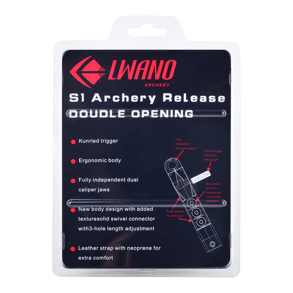 LWANO R6 Junior Release Wrist Buckle Strap Release  -CHN Archery