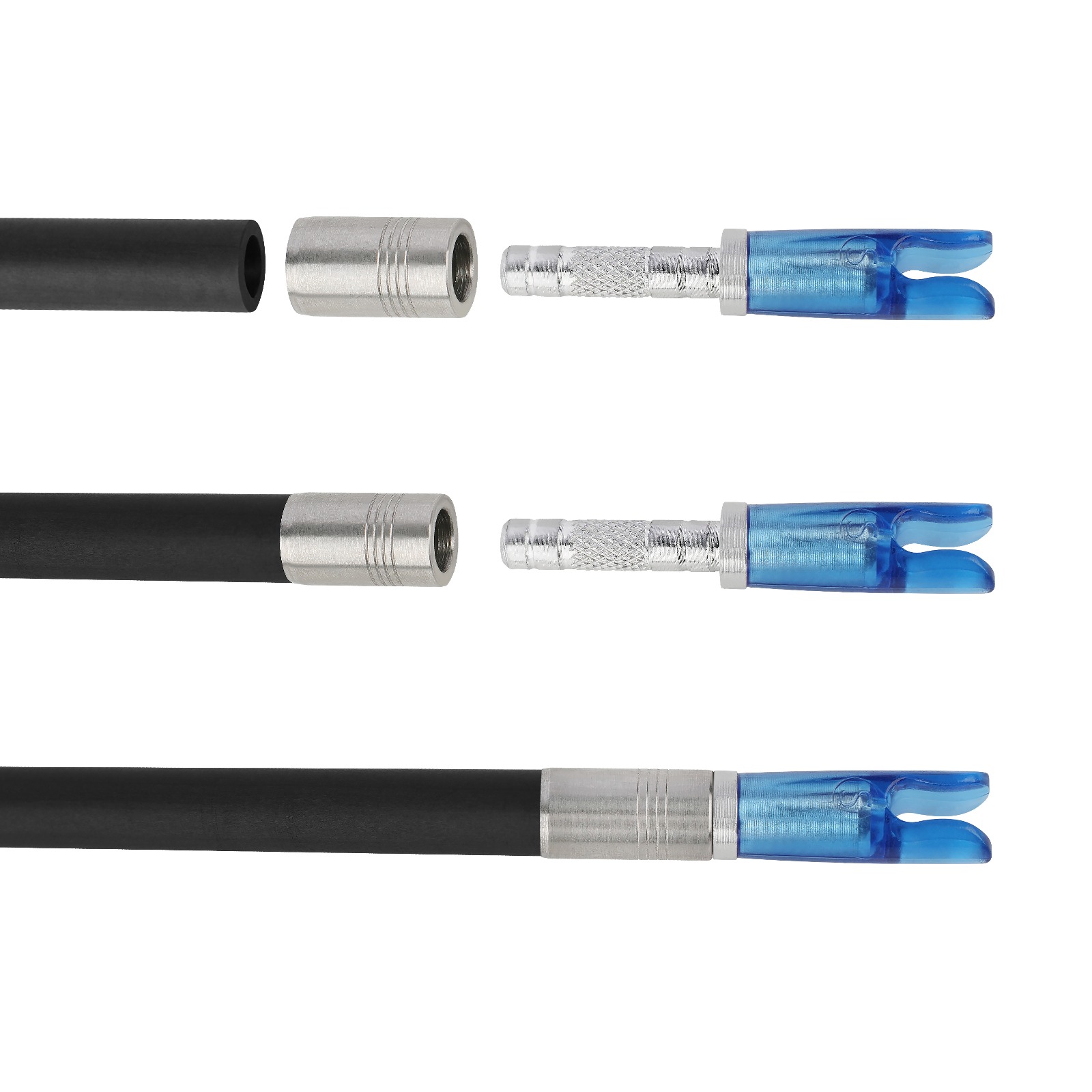 PANDARUS ICEPOINT 40-T High Carbon 3.2 mm Target Arrows ± .003" (12 Pack)-CHN Archery