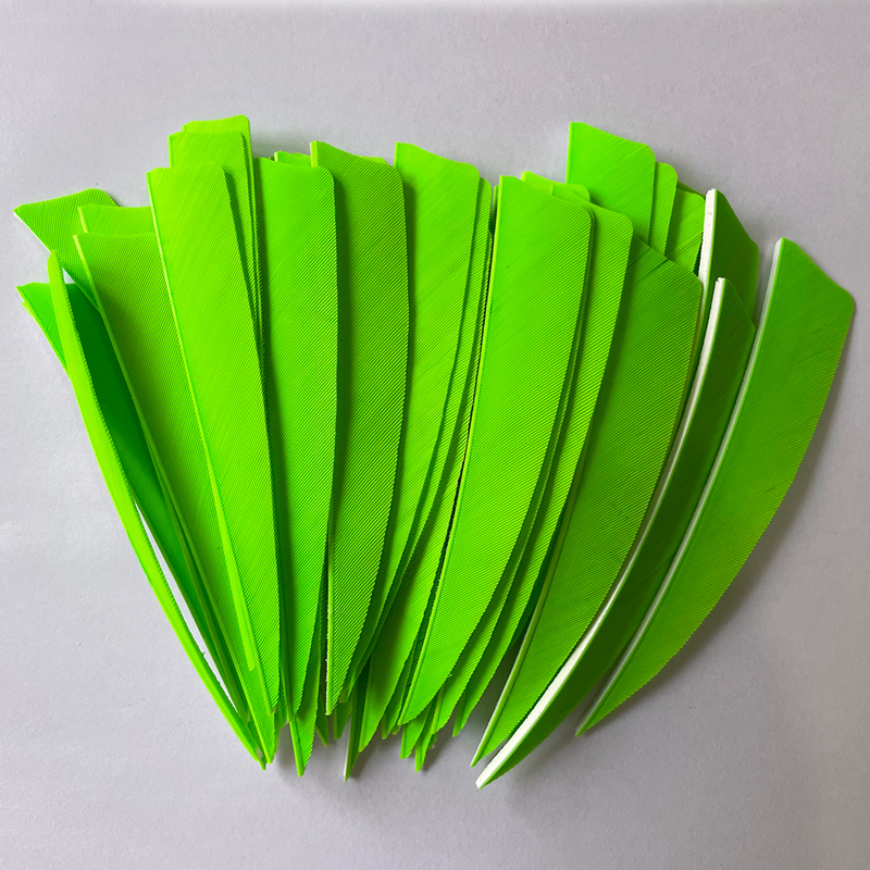 Arrow Feathers Archery 3" 4" 5" Shield Cut Solid Color RW (50 Pack)-CHN Archery