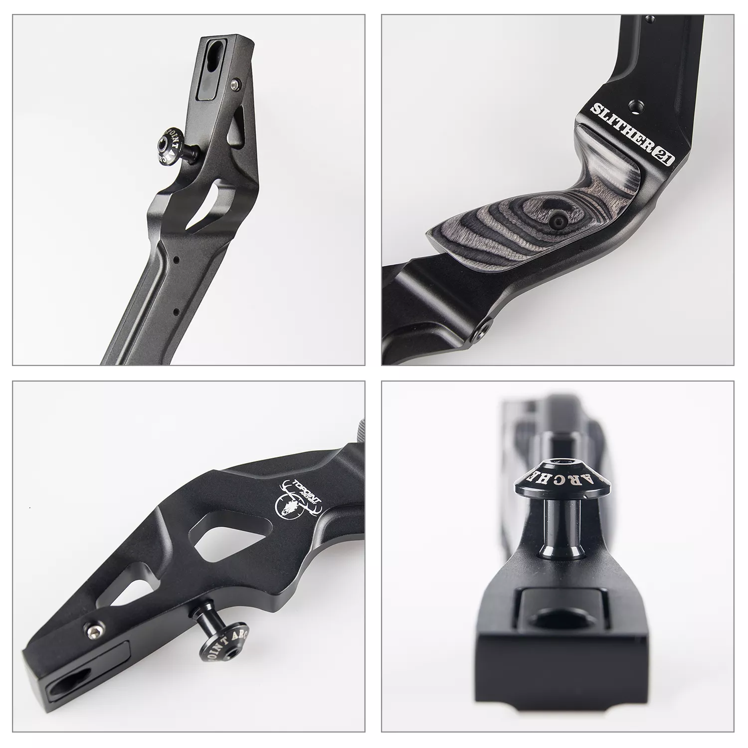 TOPOINT SLITHER 17" 19" 21" ILF Hunting Bow Riser RH-CHN Archery