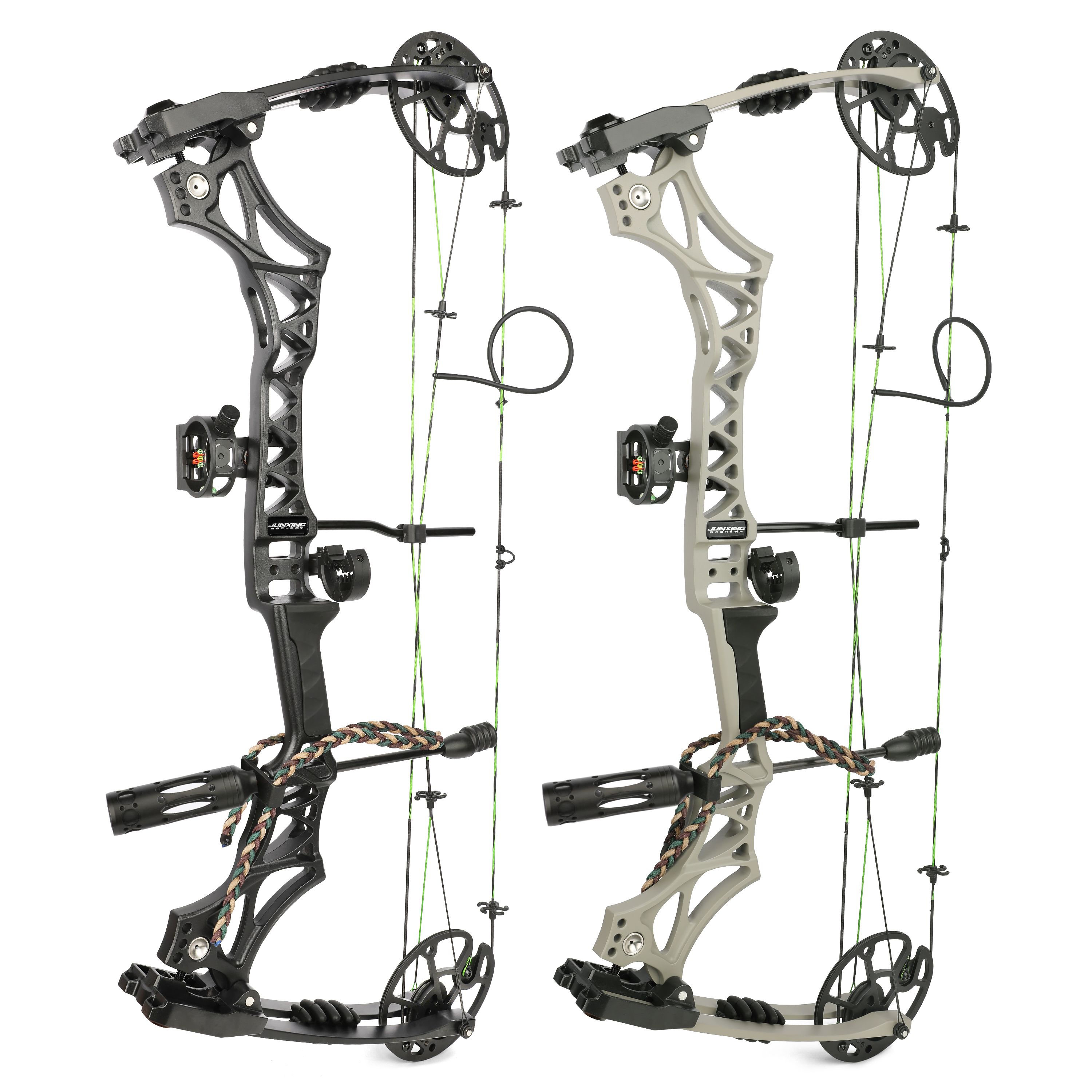 30-70lbs 80% Let Off JUNXING M128 Right Hand Archery Compound Bow